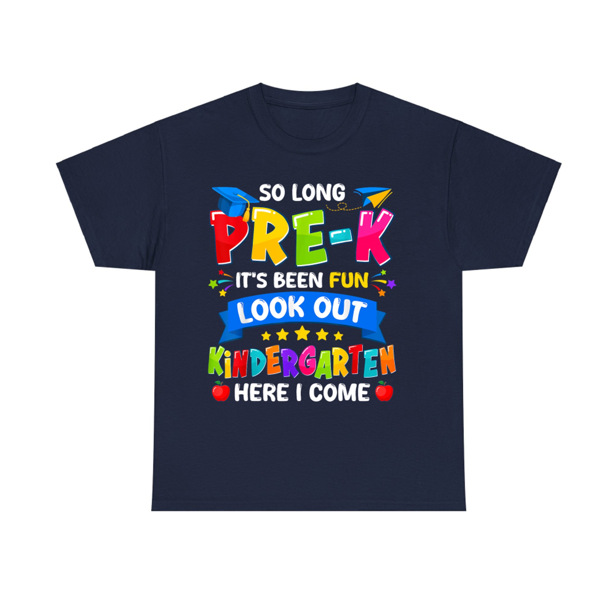 Funny Preschool Graduation Bye Bye Pre-K Hello Kindergarten T-Shirt