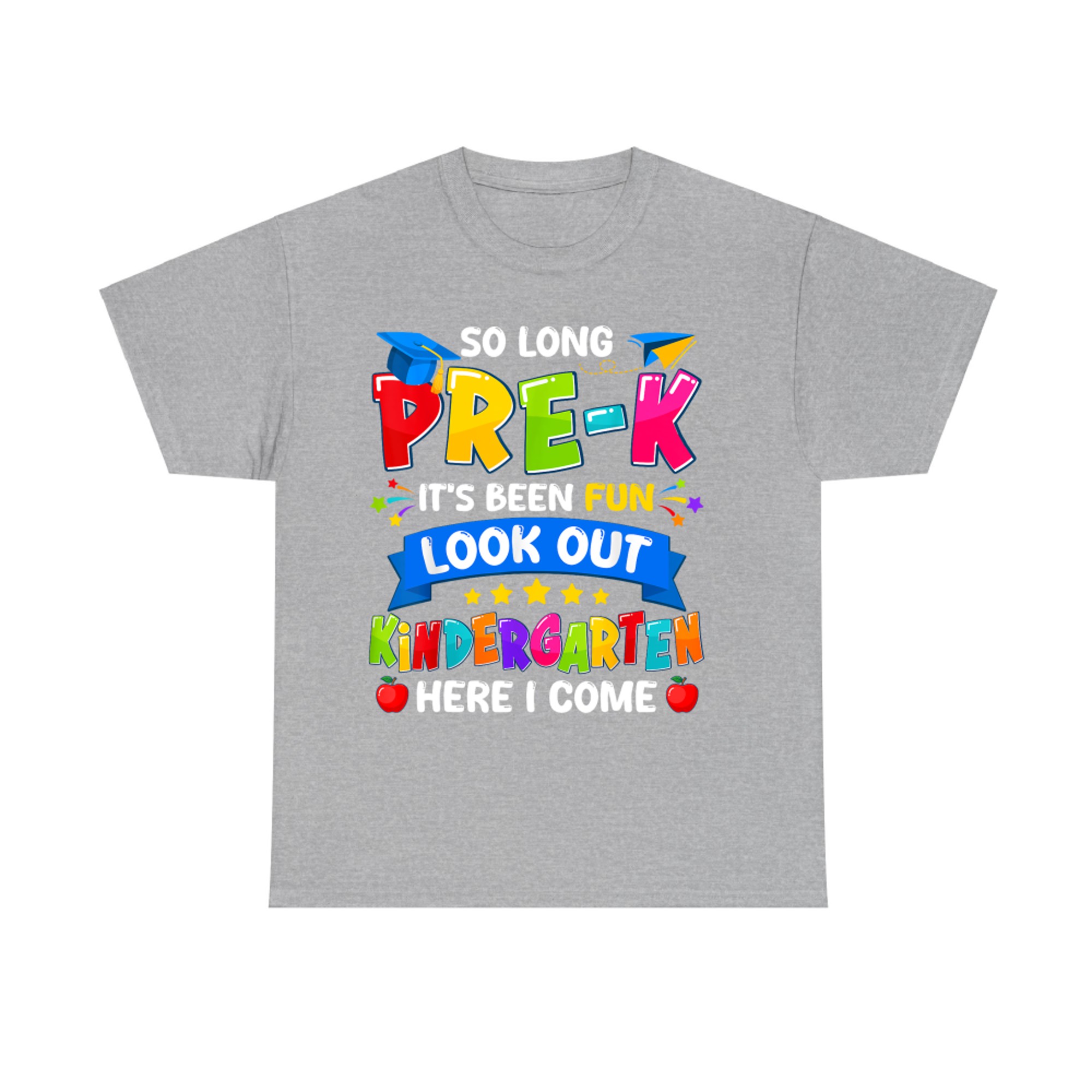 Funny Preschool Graduation Bye Bye Pre-K Hello Kindergarten T-Shirt