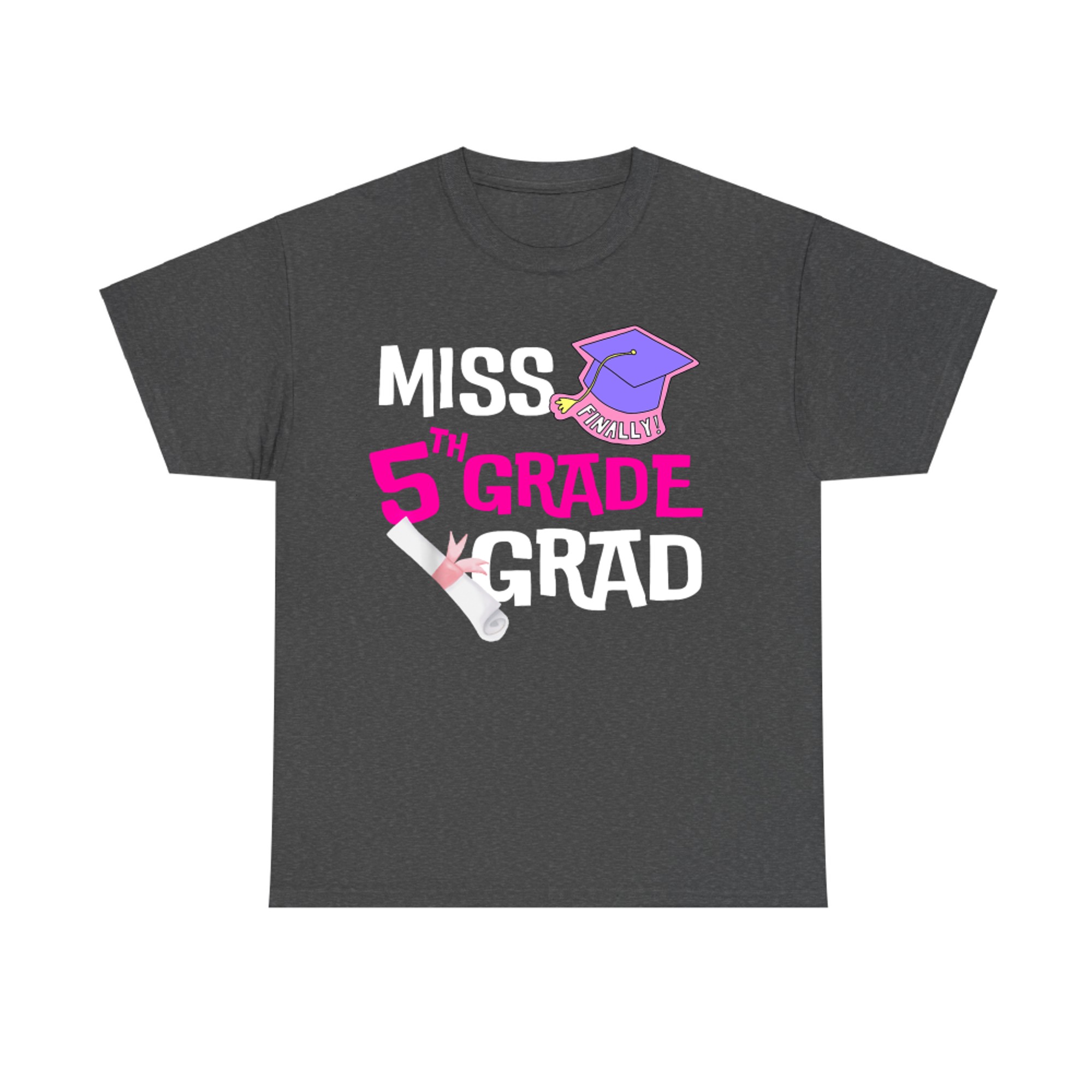 Miss 5th Grade Graduation Day Cute Student Girl Grad T-Shirt