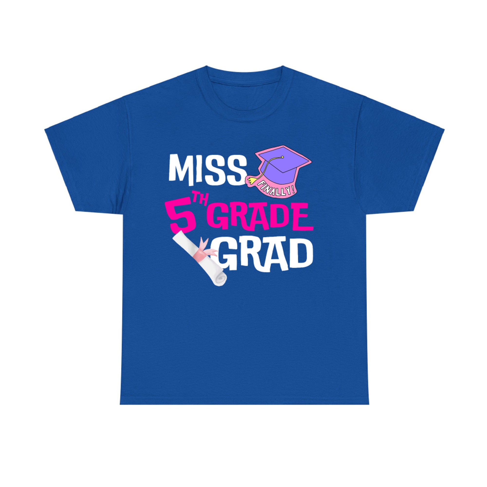 Miss 5th Grade Graduation Day Cute Student Girl Grad T-Shirt