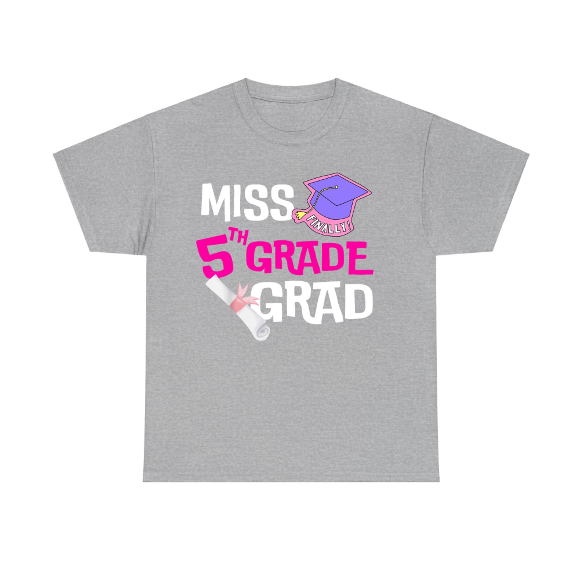 Miss 5th Grade Graduation Day Cute Student Girl Grad T-Shirt