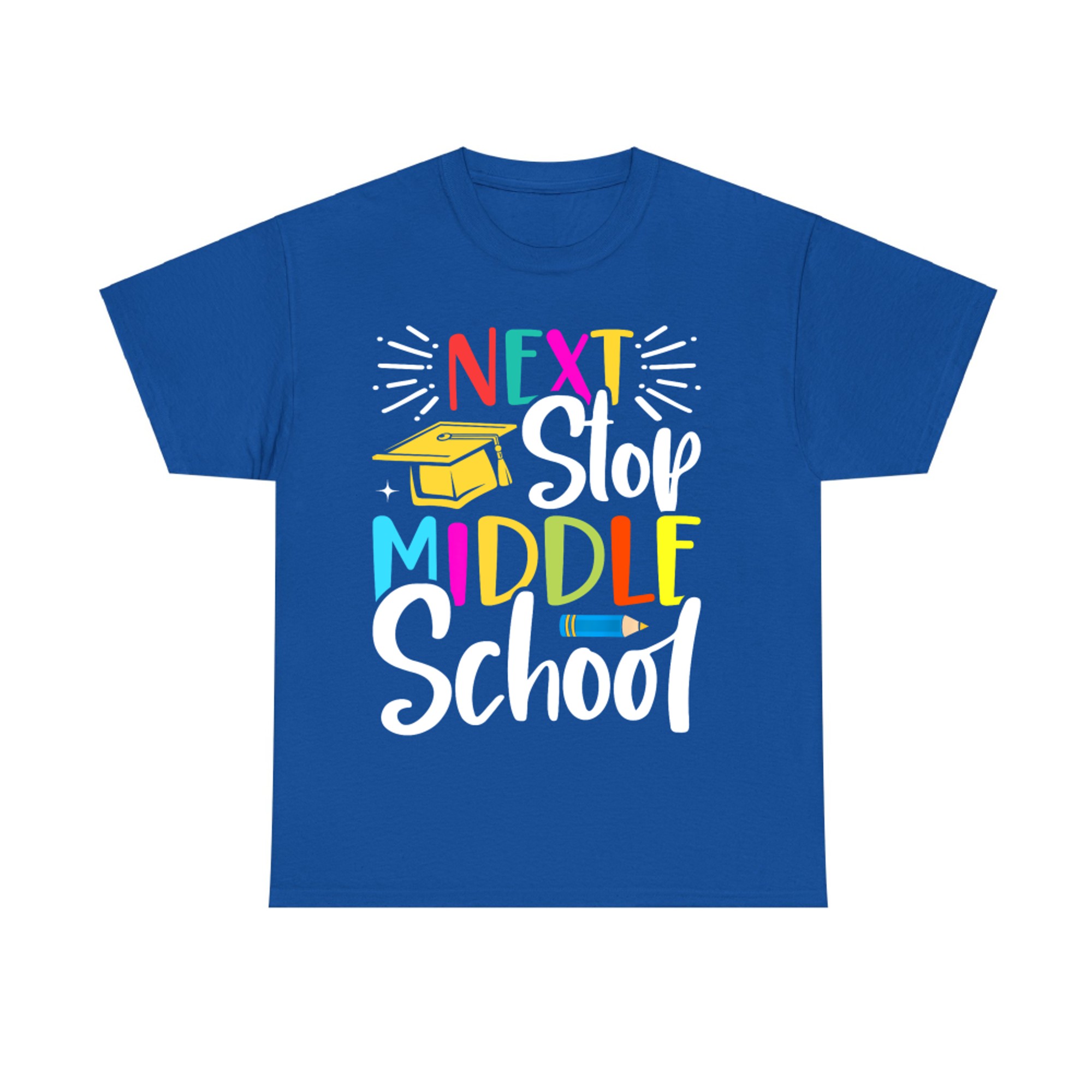Next Stop Middle School Elementary School Funny Graduation T-Shirt