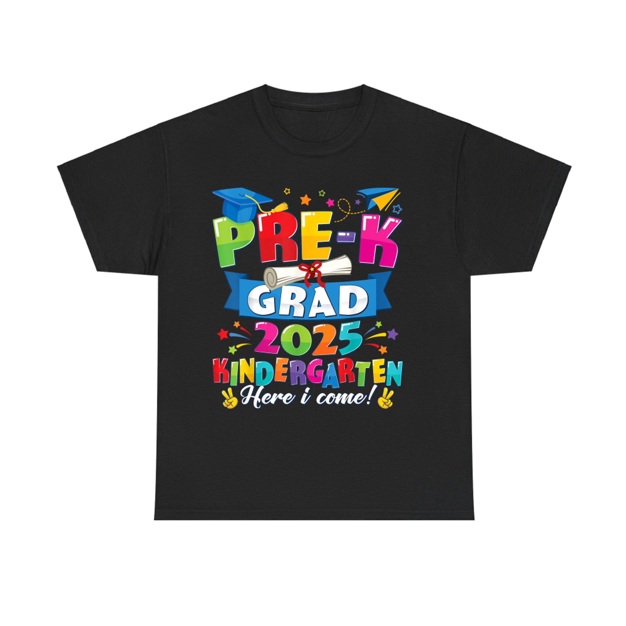 Pre-K Grad Kindergarten Here I Come Preschool Graduate T-Shirt