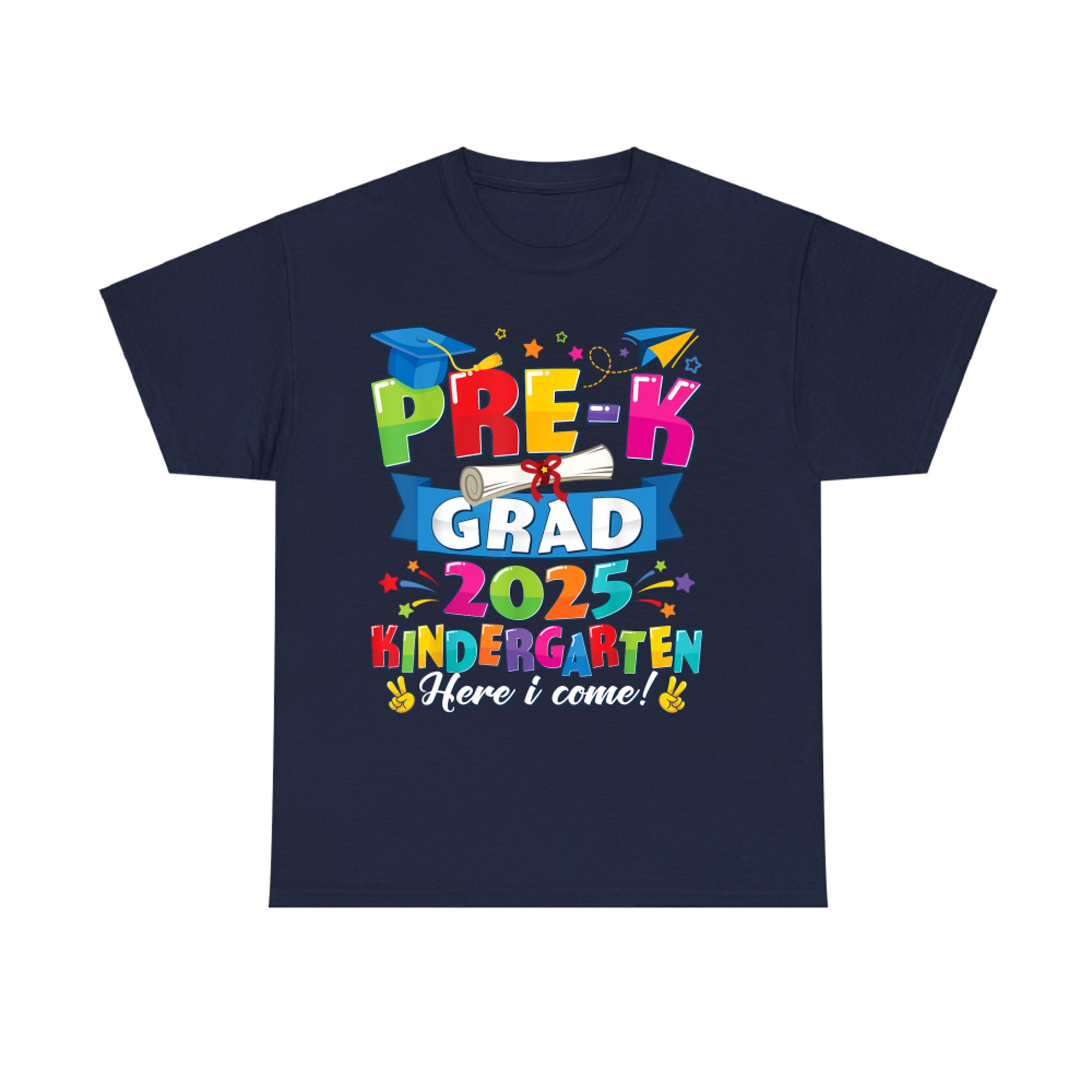 Pre-K Grad Kindergarten Here I Come Preschool Graduate T-Shirt