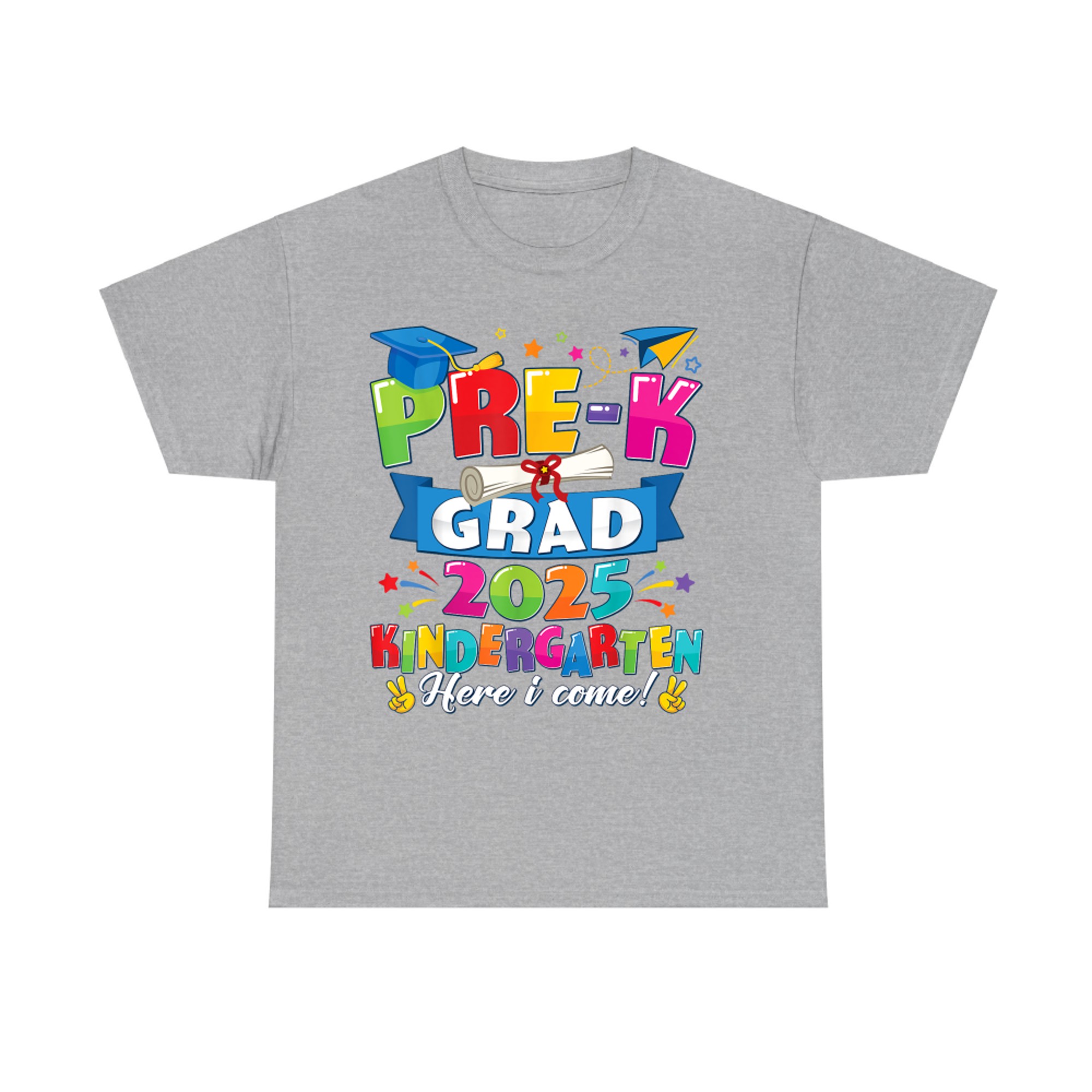 Pre-K Grad Kindergarten Here I Come Preschool Graduate T-Shirt