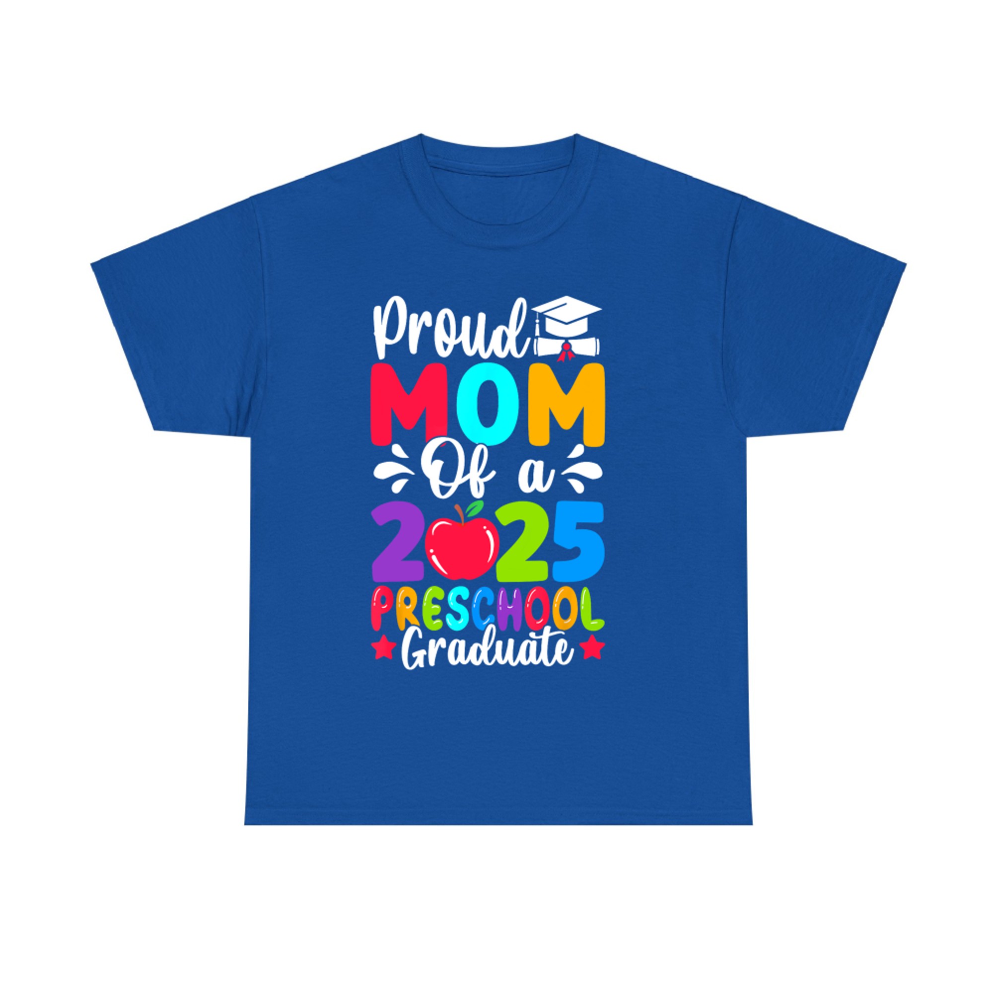 Proud Mom Class of Preschool Pre-K Graduate Graduation T-Shirt
