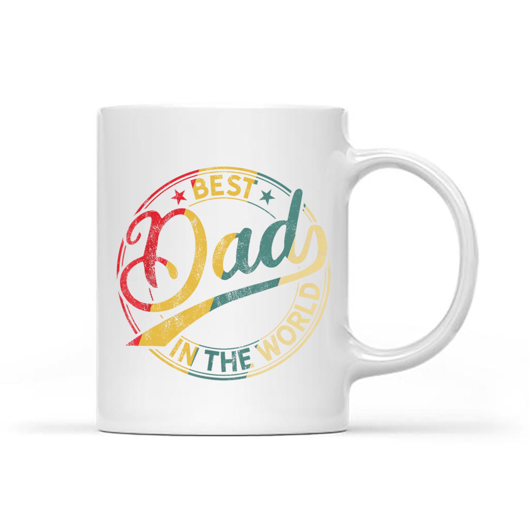 Best Dad In The World Vintage Father’s Day Retro Mug