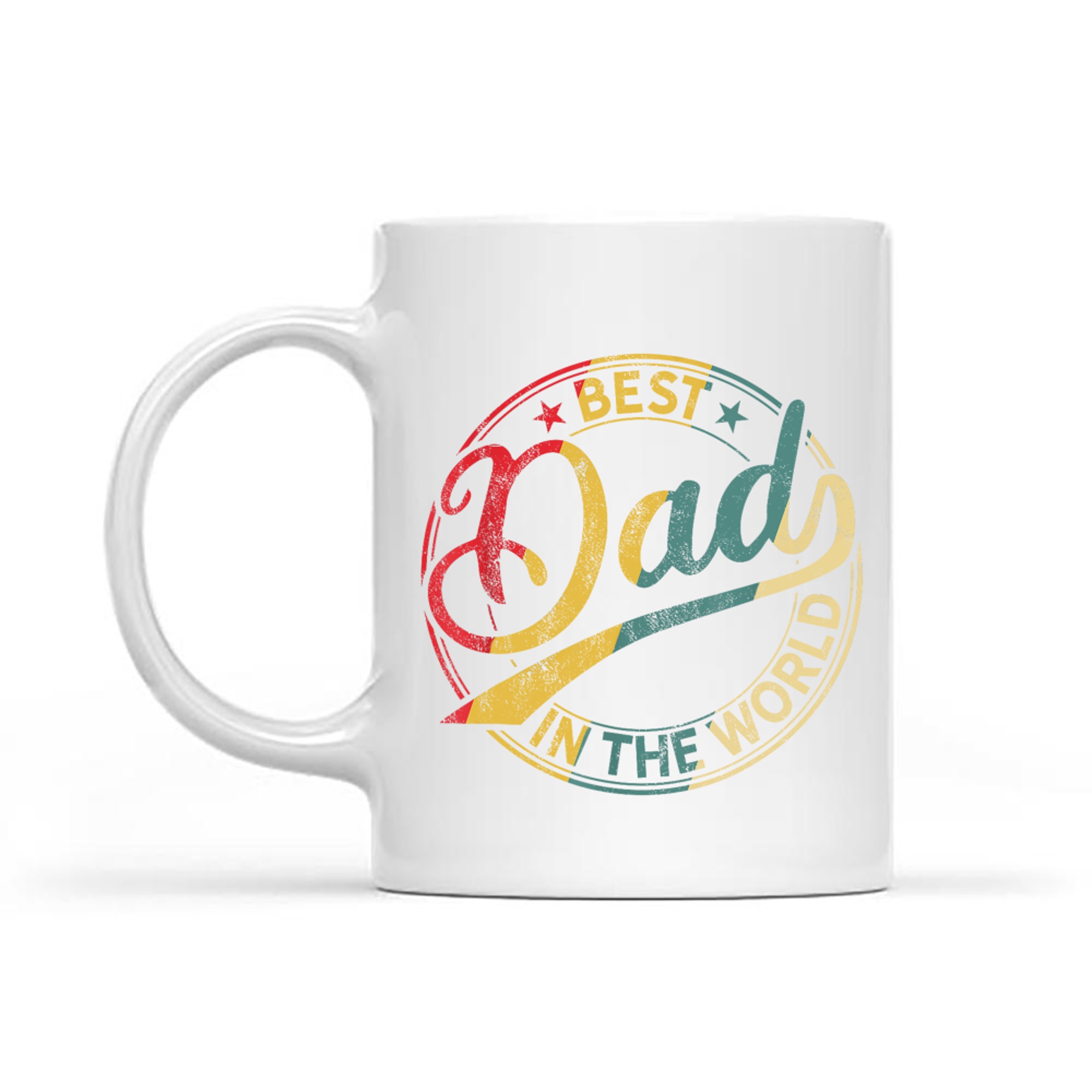 Best Dad In The World Vintage Father’s Day Retro Mug