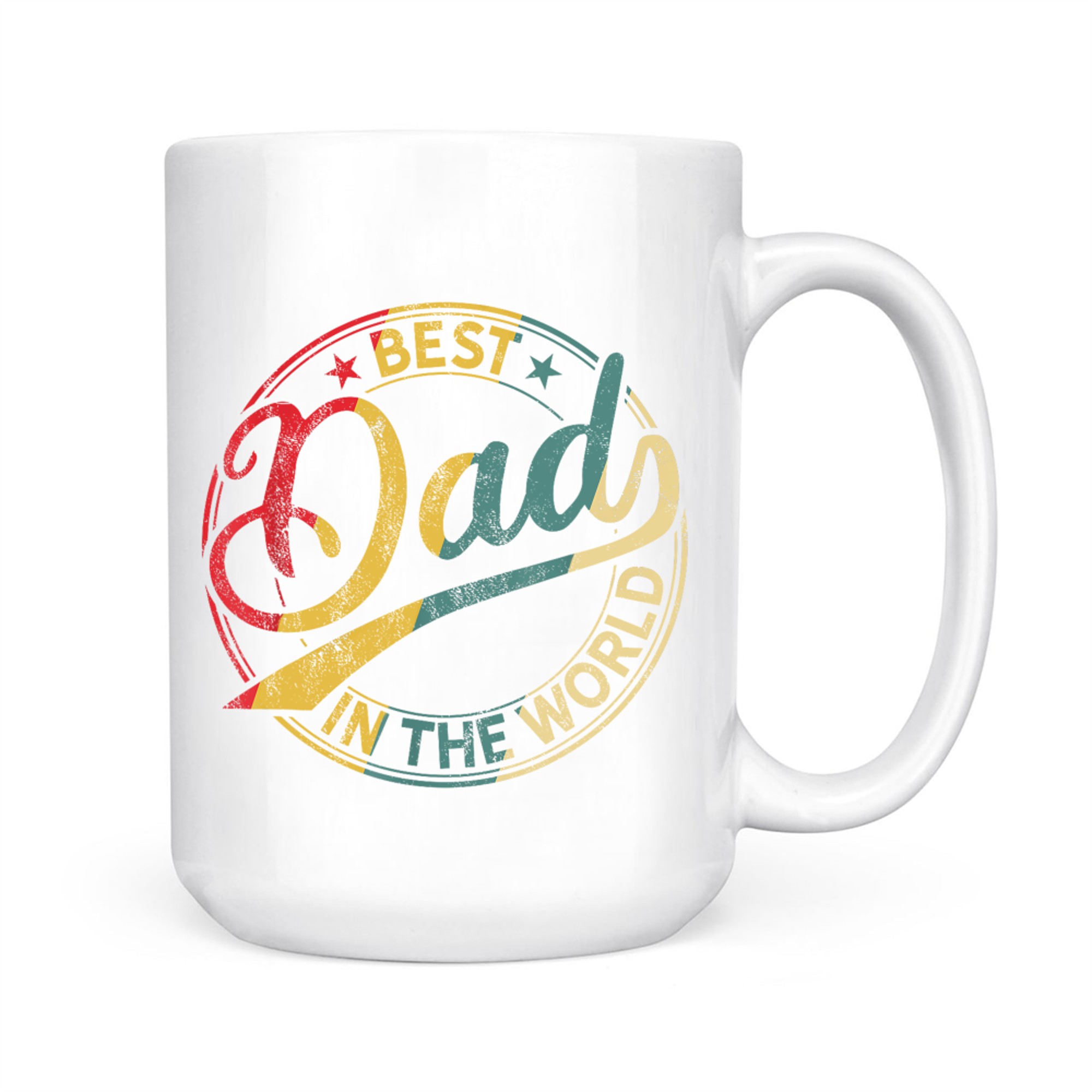 Best Dad In The World Vintage Father’s Day Retro Mug