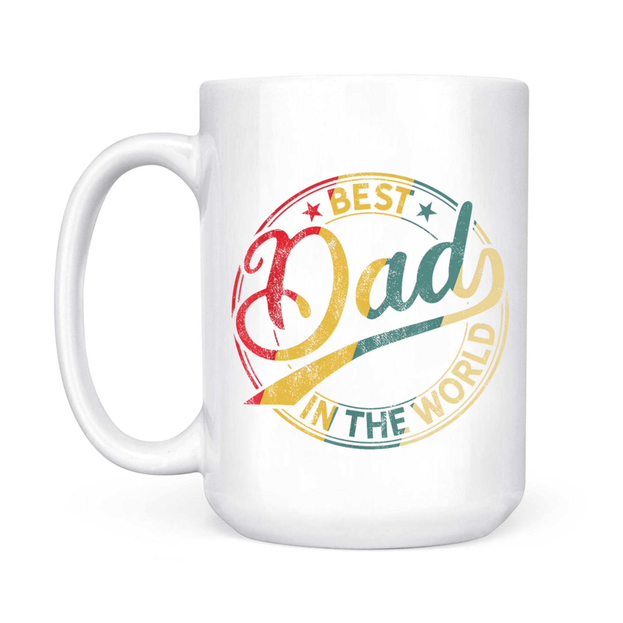 Best Dad In The World Vintage Father’s Day Retro Mug