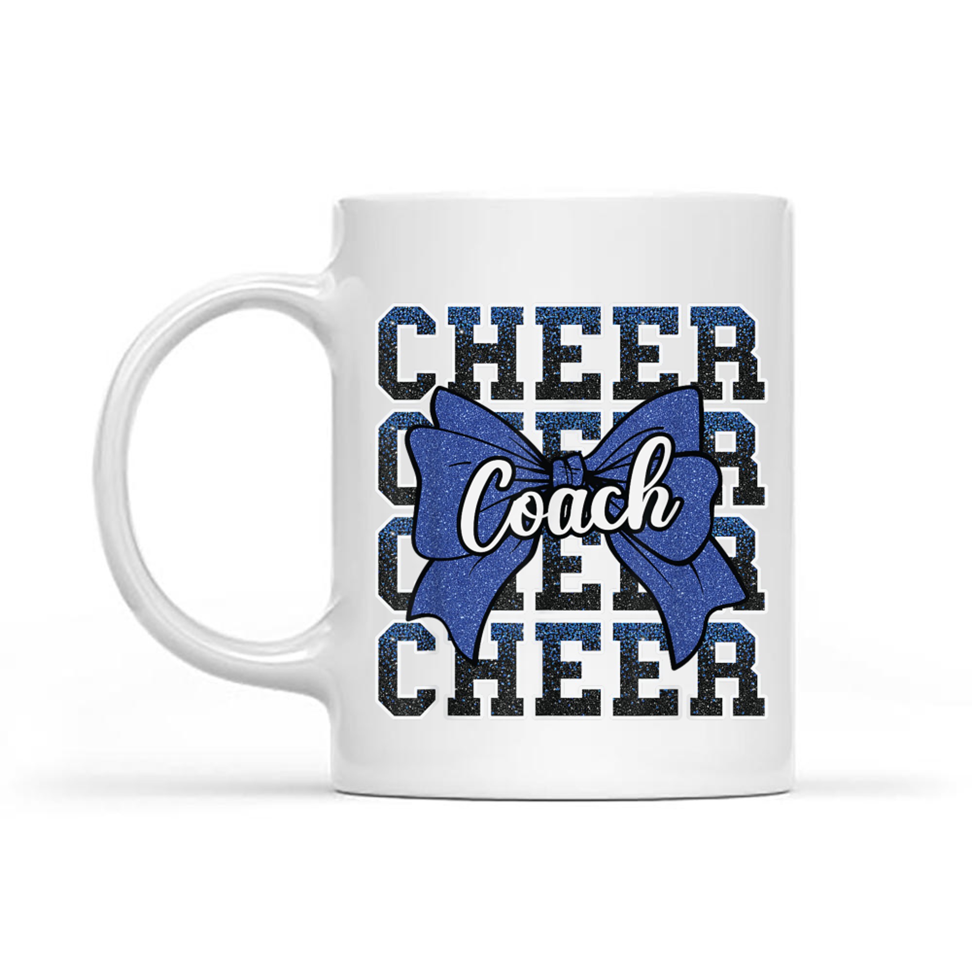 Blue Funny Sport Loud Proud Cheer Coach Dad Father's Day Mug