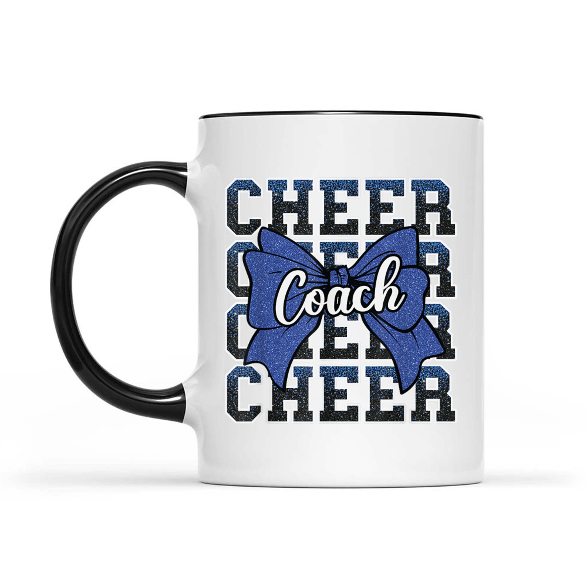 Blue Funny Sport Loud Proud Cheer Coach Dad Father's Day Mug