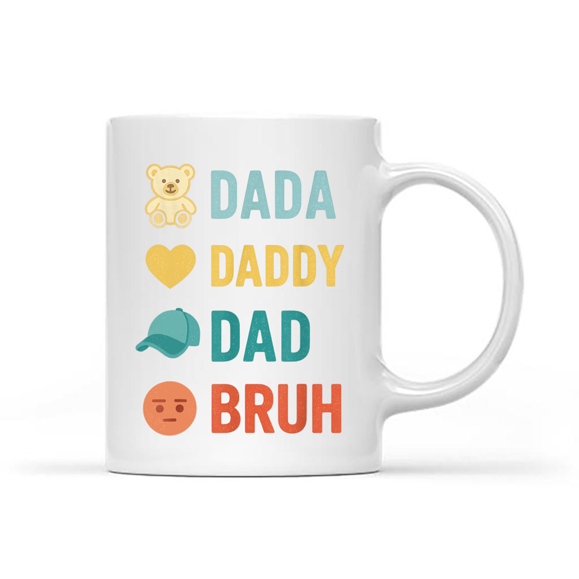 Dada Daddy Dad Bruh Funny Husband Dad Father's Day Mug