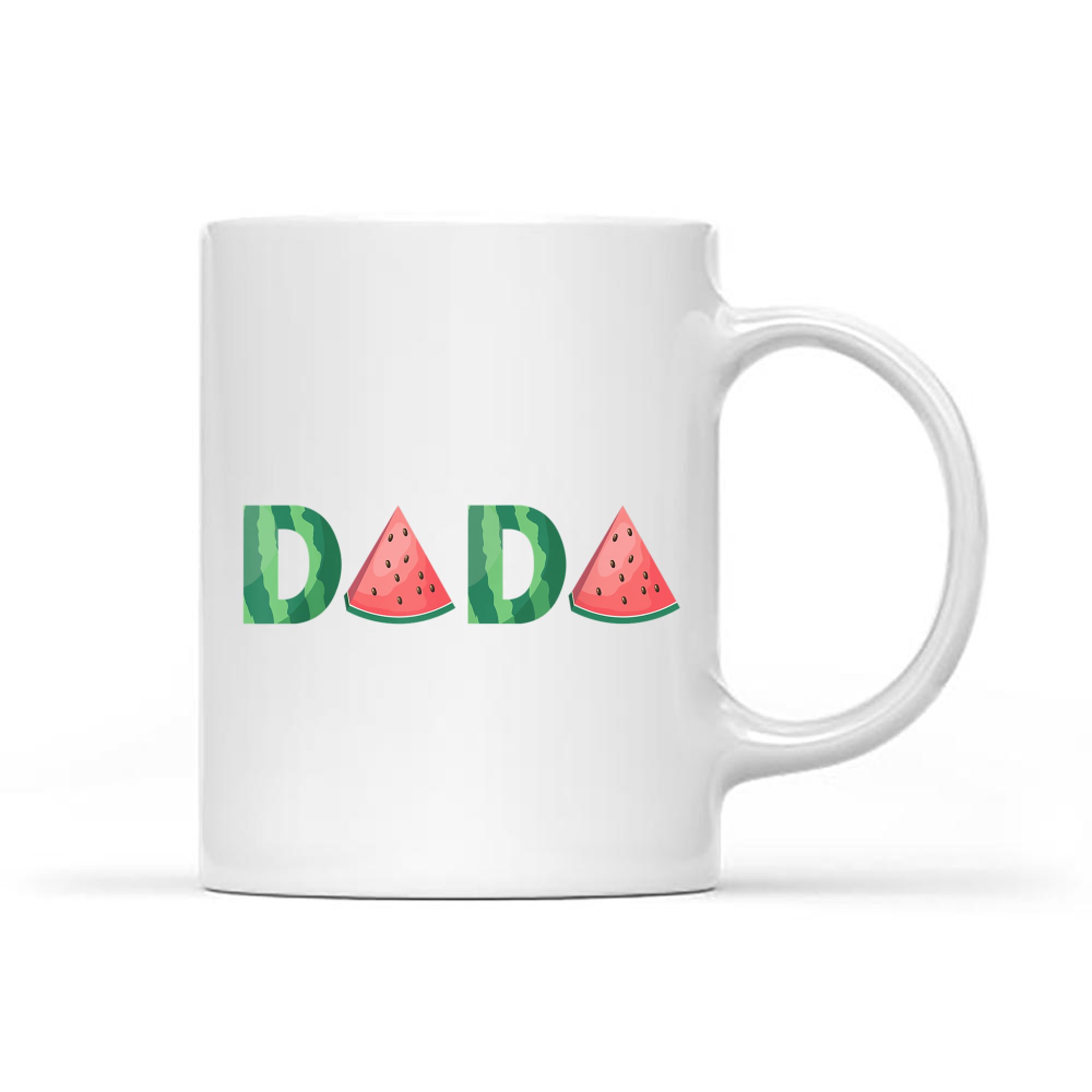 Dada Watermelon Funny Dad Summer Cute Father’s Day Fruit Mug