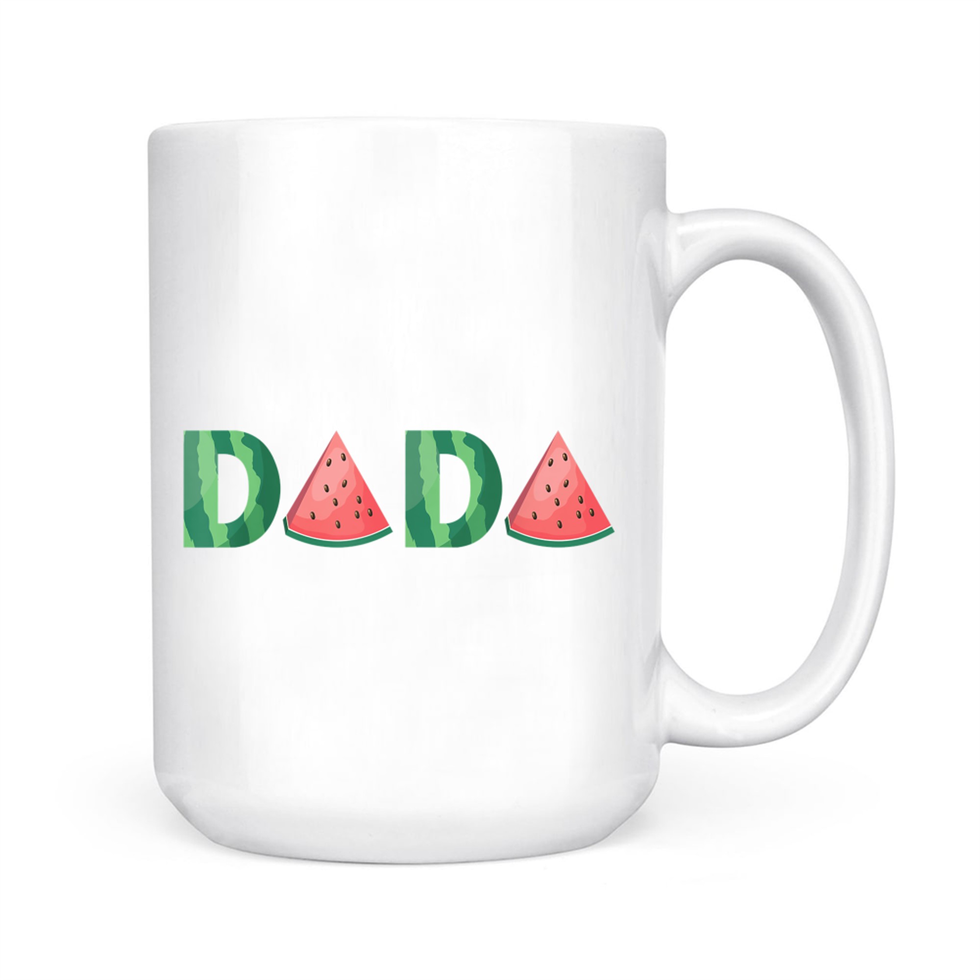 Dada Watermelon Funny Dad Summer Cute Father’s Day Fruit Mug