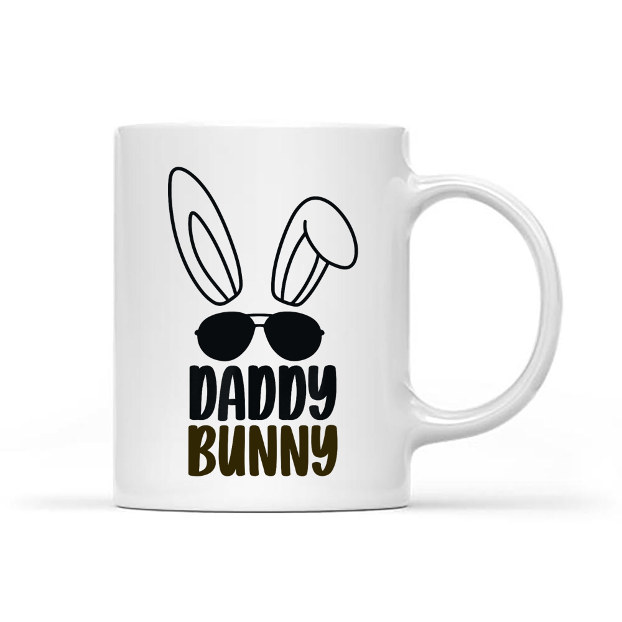 Daddy Bunny Funny Easter Dad Cute Papa Bunny Mug