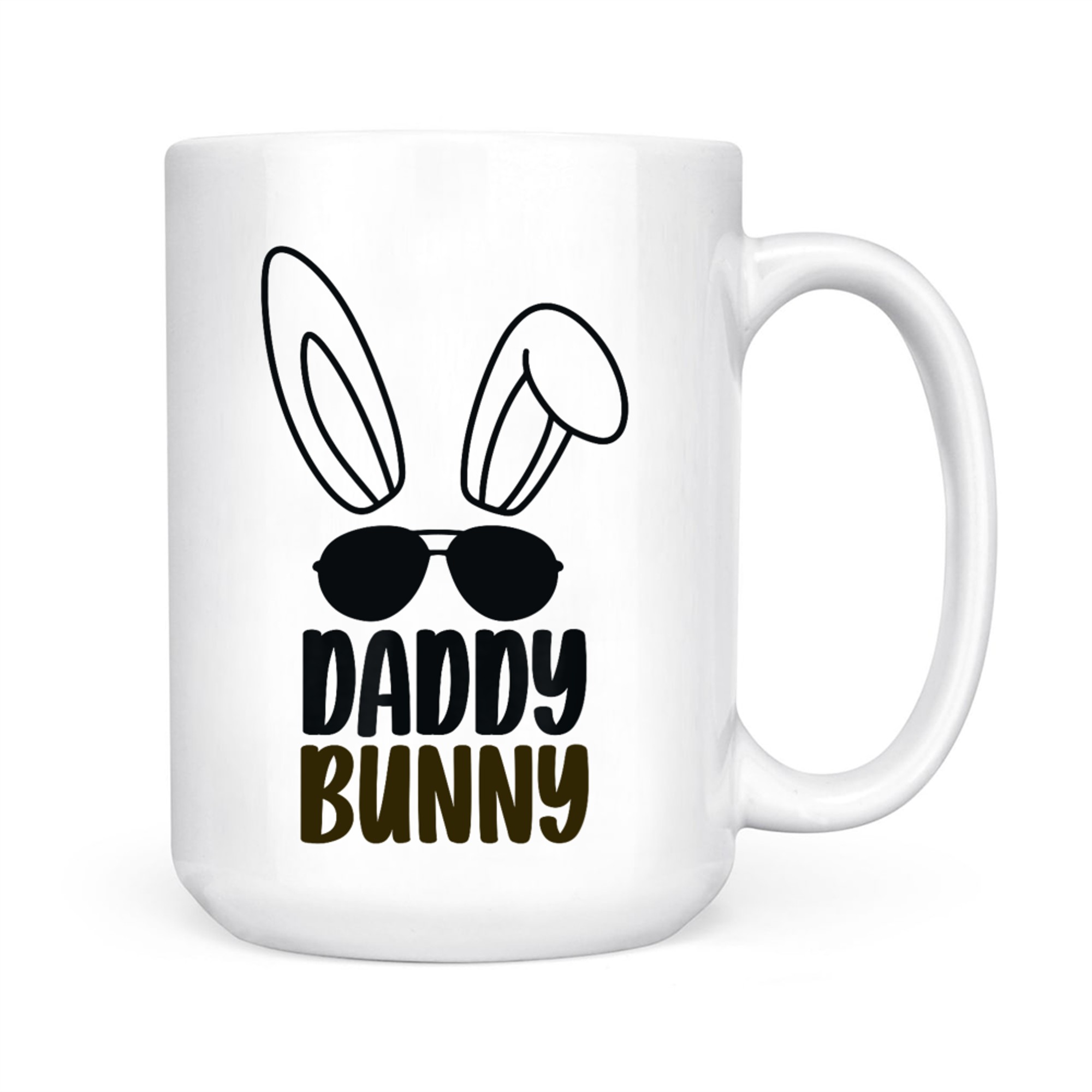 Daddy Bunny Funny Easter Dad Cute Papa Bunny Mug