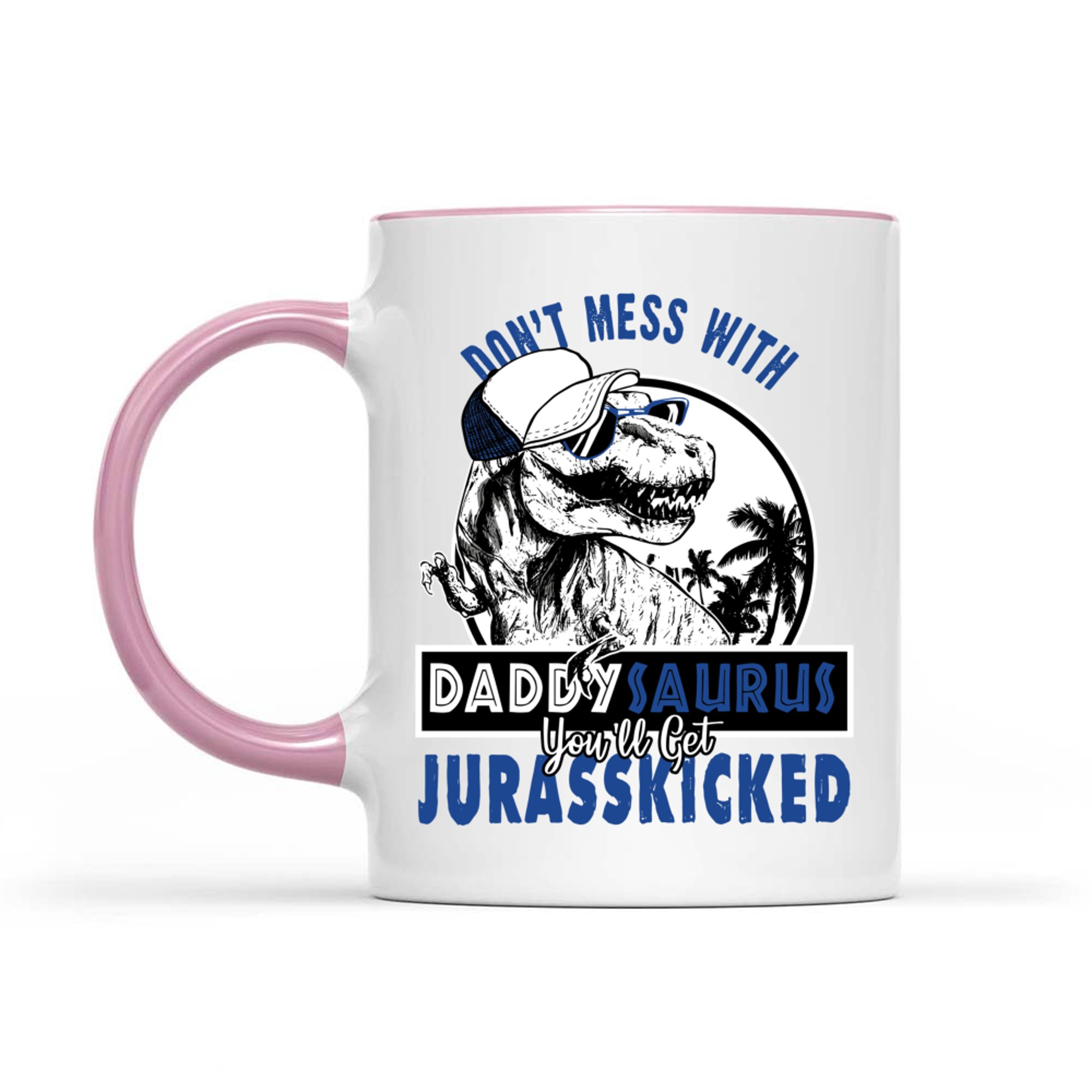 Daddysaurus Dad Husband Father's Day Matching Dinosaur Mug