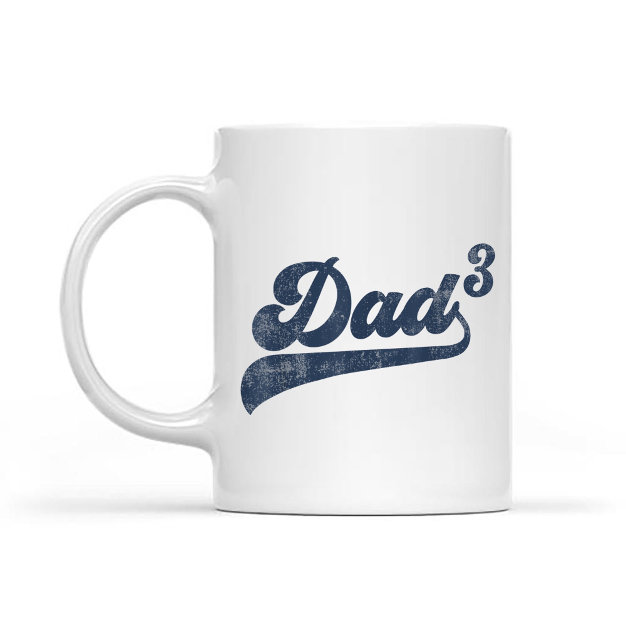 DadFunny Dad Cubed Gifts Father Of Three Daddy Third Time Dad Mug