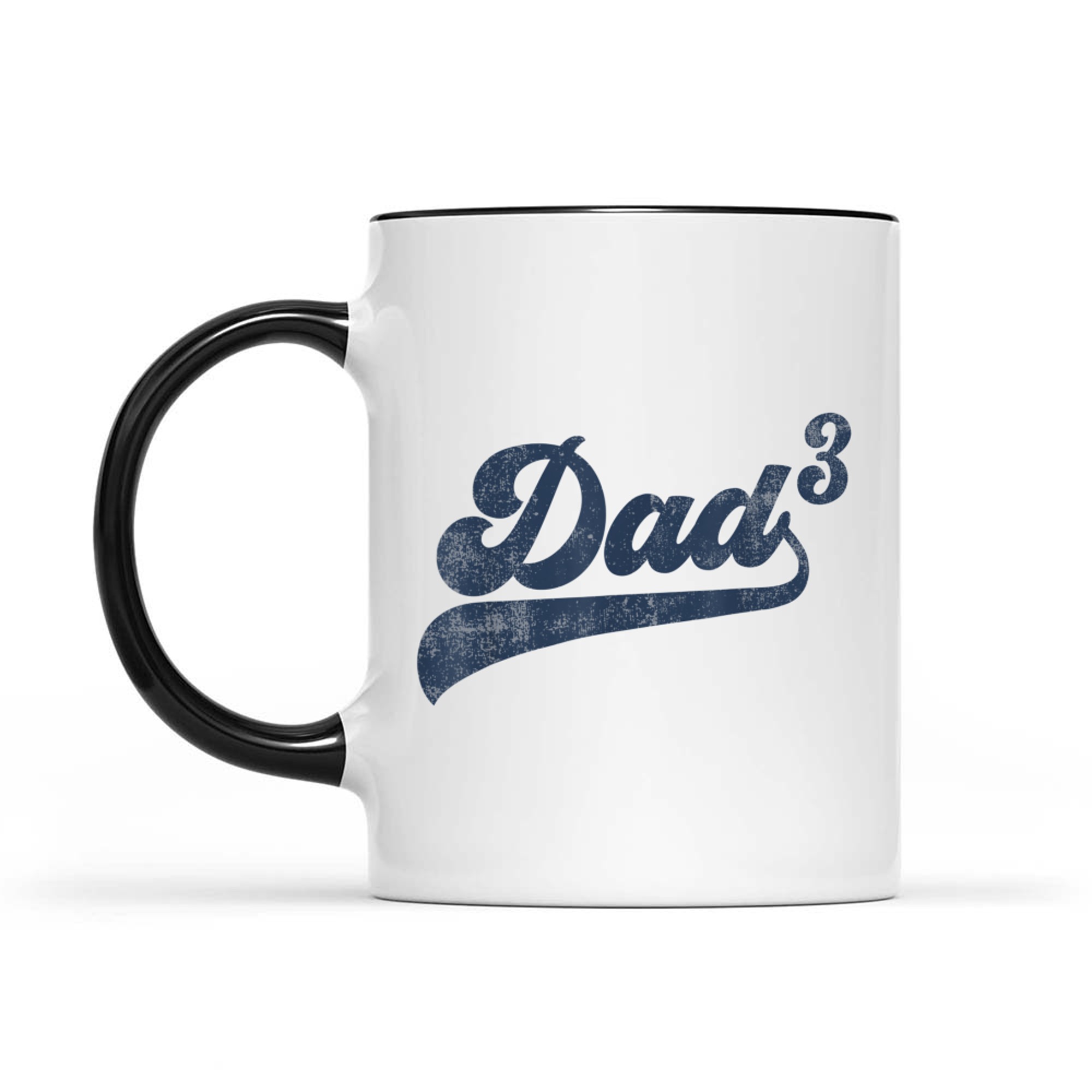 DadFunny Dad Cubed Gifts Father Of Three Daddy Third Time Dad Mug