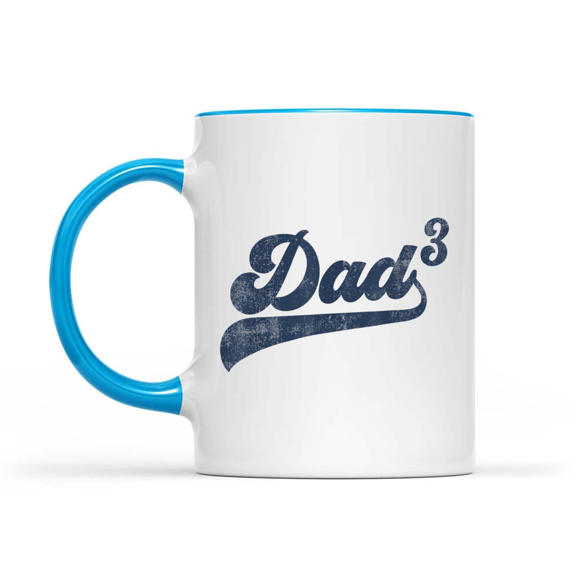 DadFunny Dad Cubed Gifts Father Of Three Daddy Third Time Dad Mug