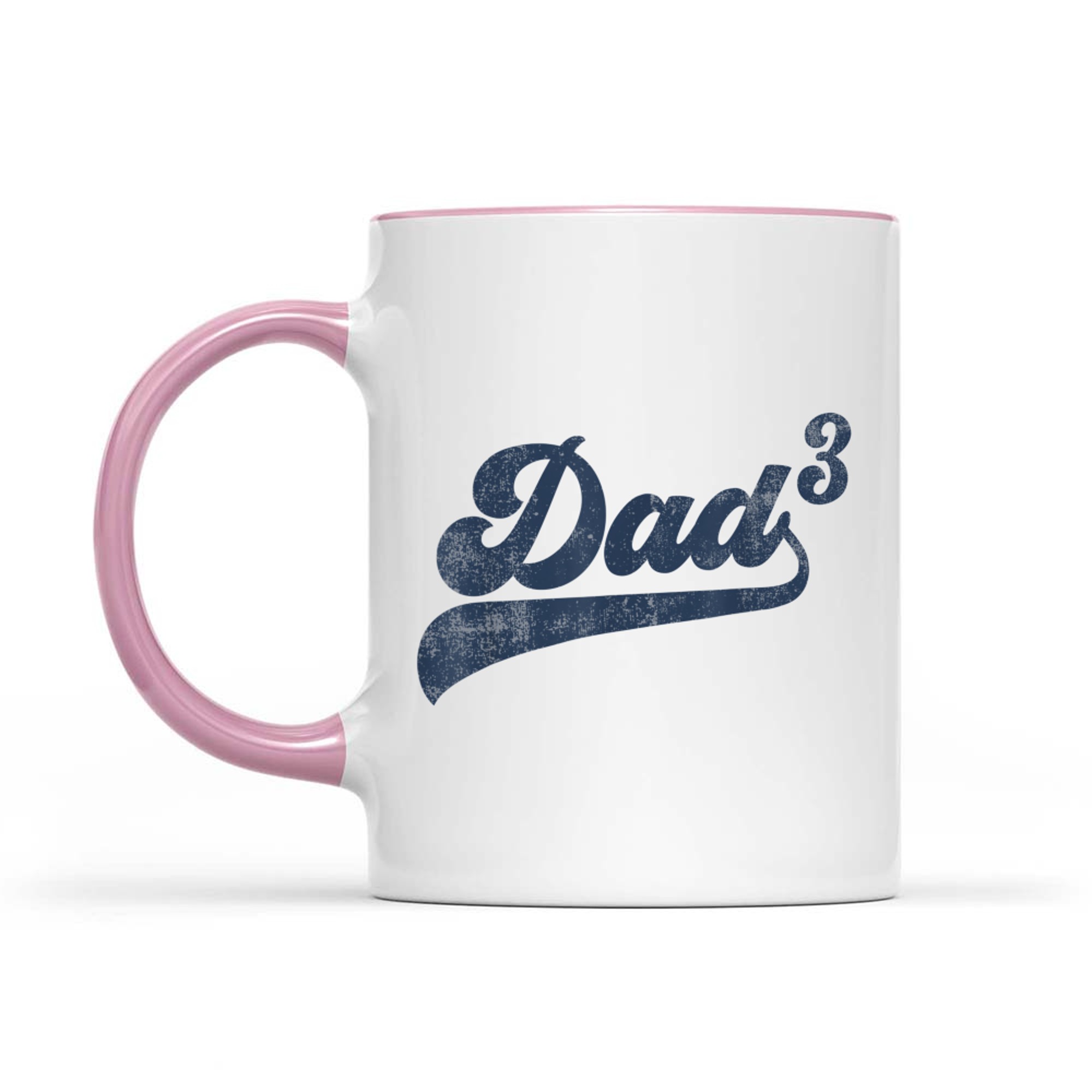 DadFunny Dad Cubed Gifts Father Of Three Daddy Third Time Dad Mug