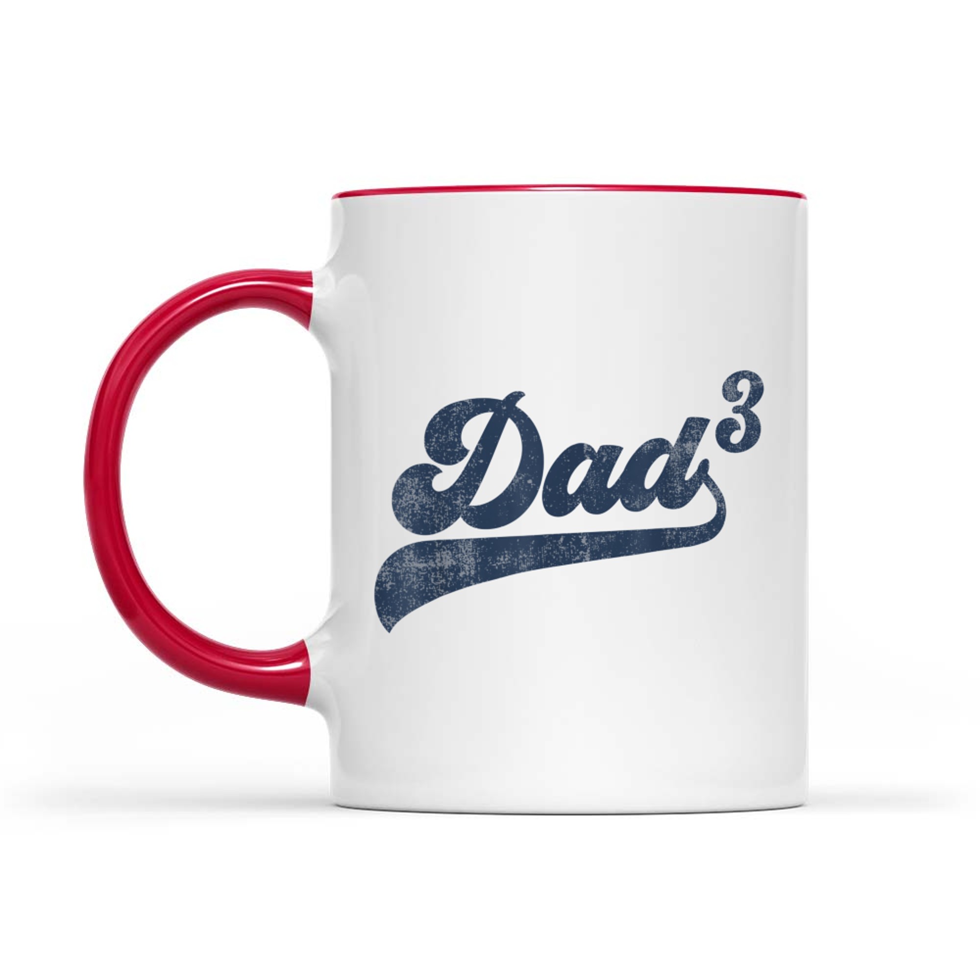 DadFunny Dad Cubed Gifts Father Of Three Daddy Third Time Dad Mug