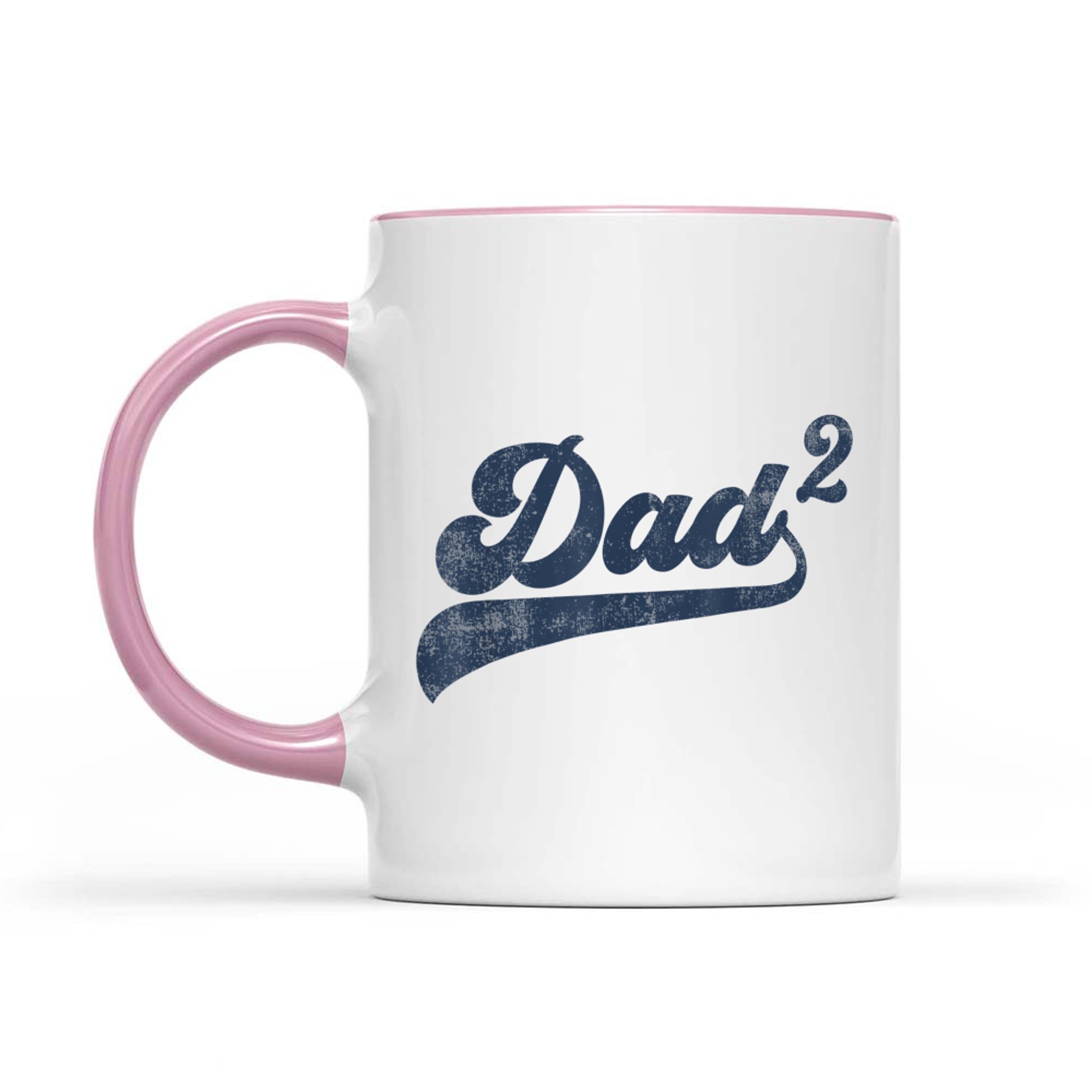 DadFunny Dad Squared Gift Father Of Two Second Time Dad Mug