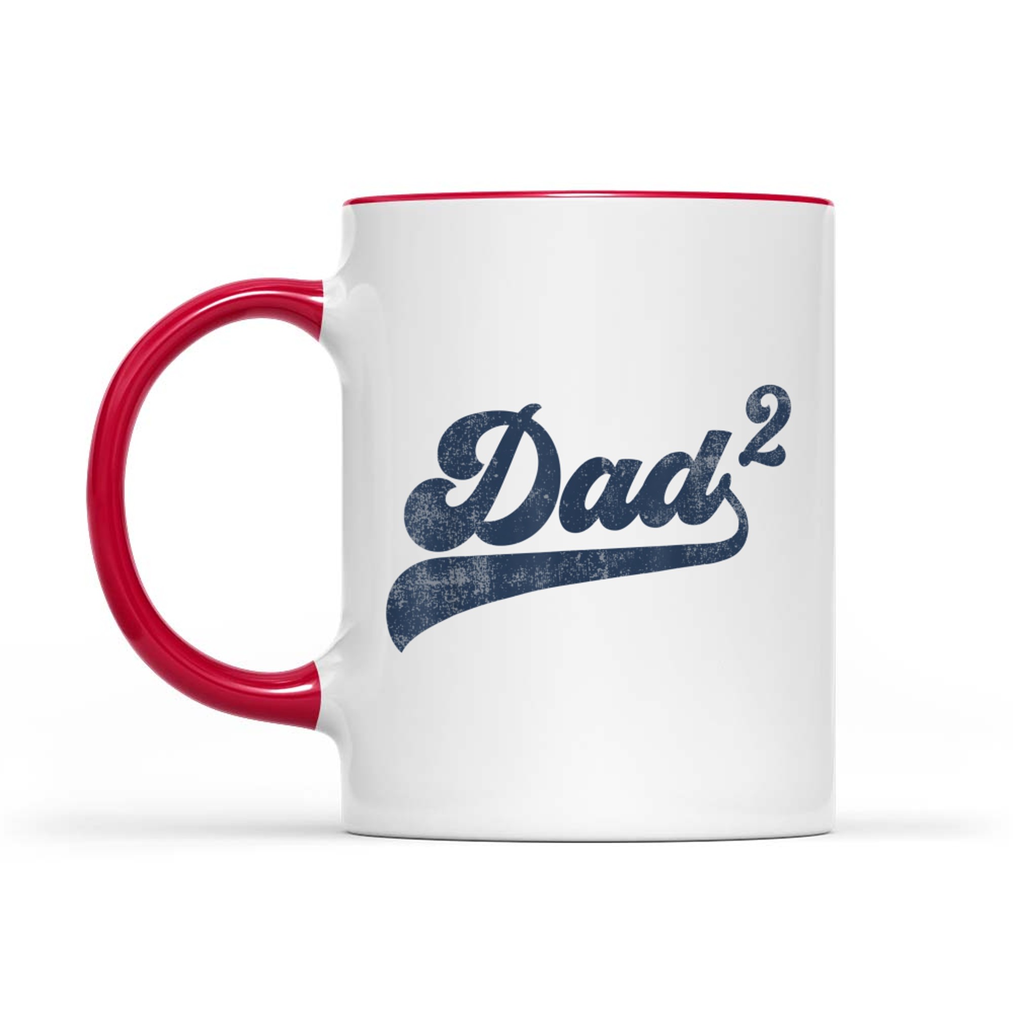DadFunny Dad Squared Gift Father Of Two Second Time Dad Mug