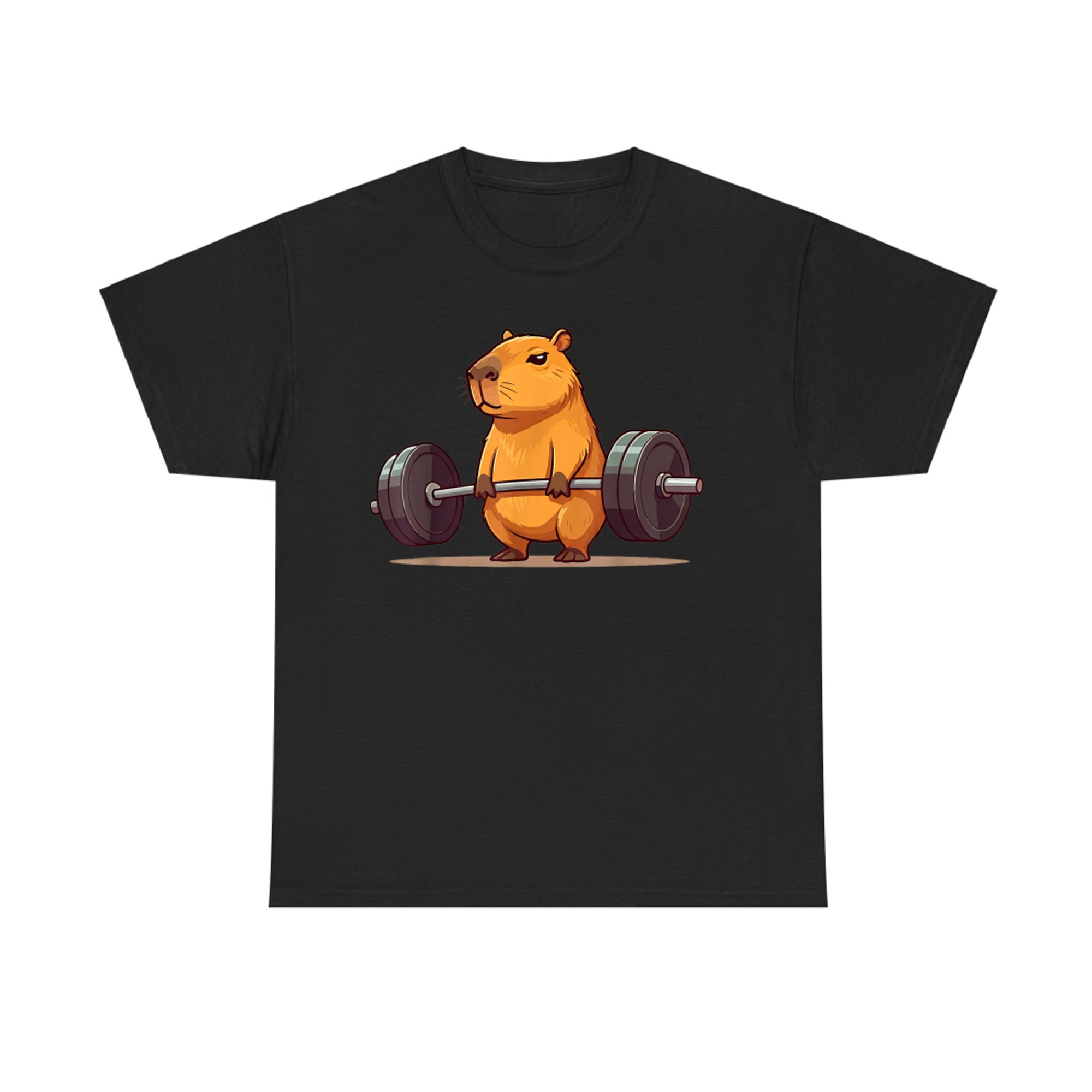 Deadlift Capybara Funny Fitness Capy Lover T-Shirt
