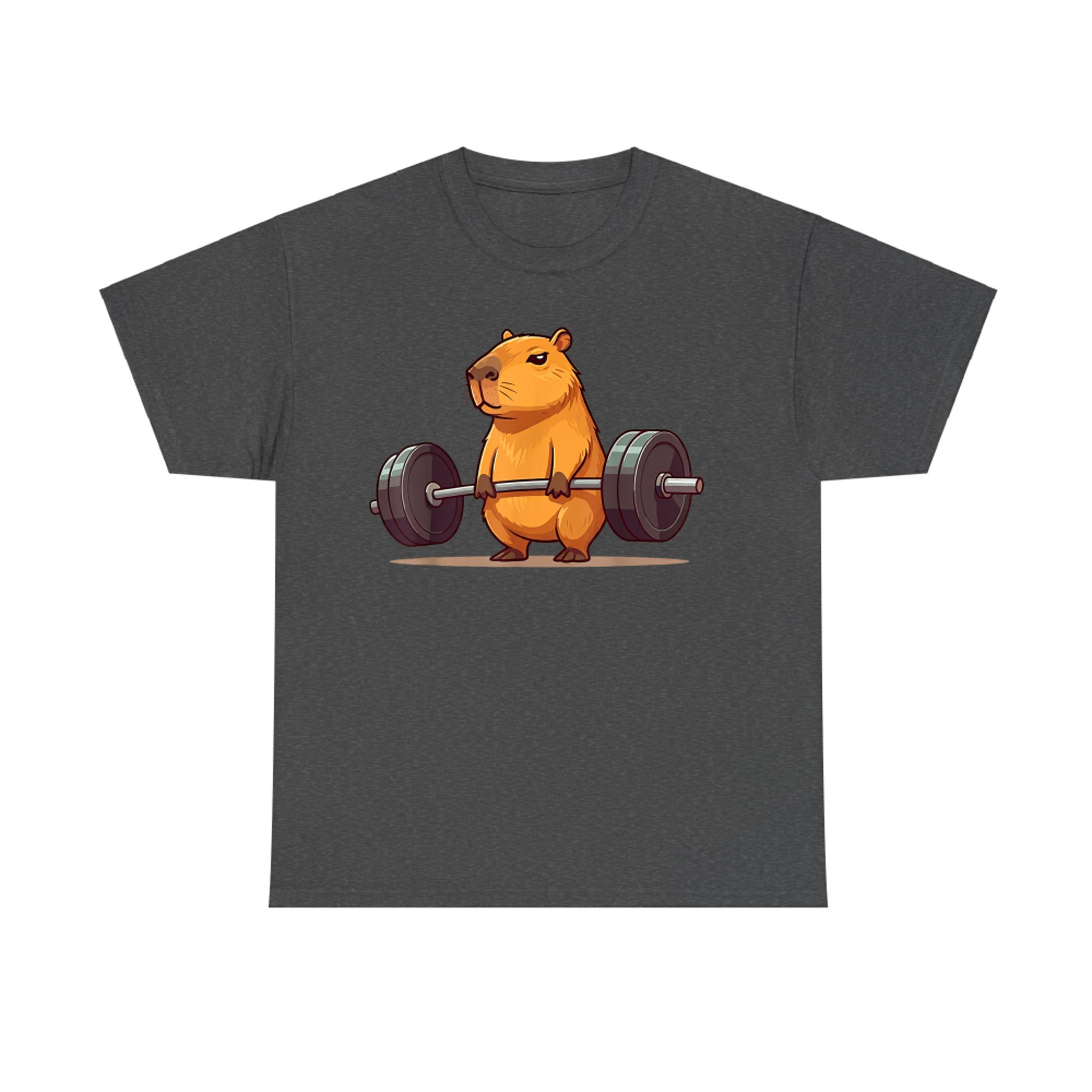 Deadlift Capybara Funny Fitness Capy Lover T-Shirt