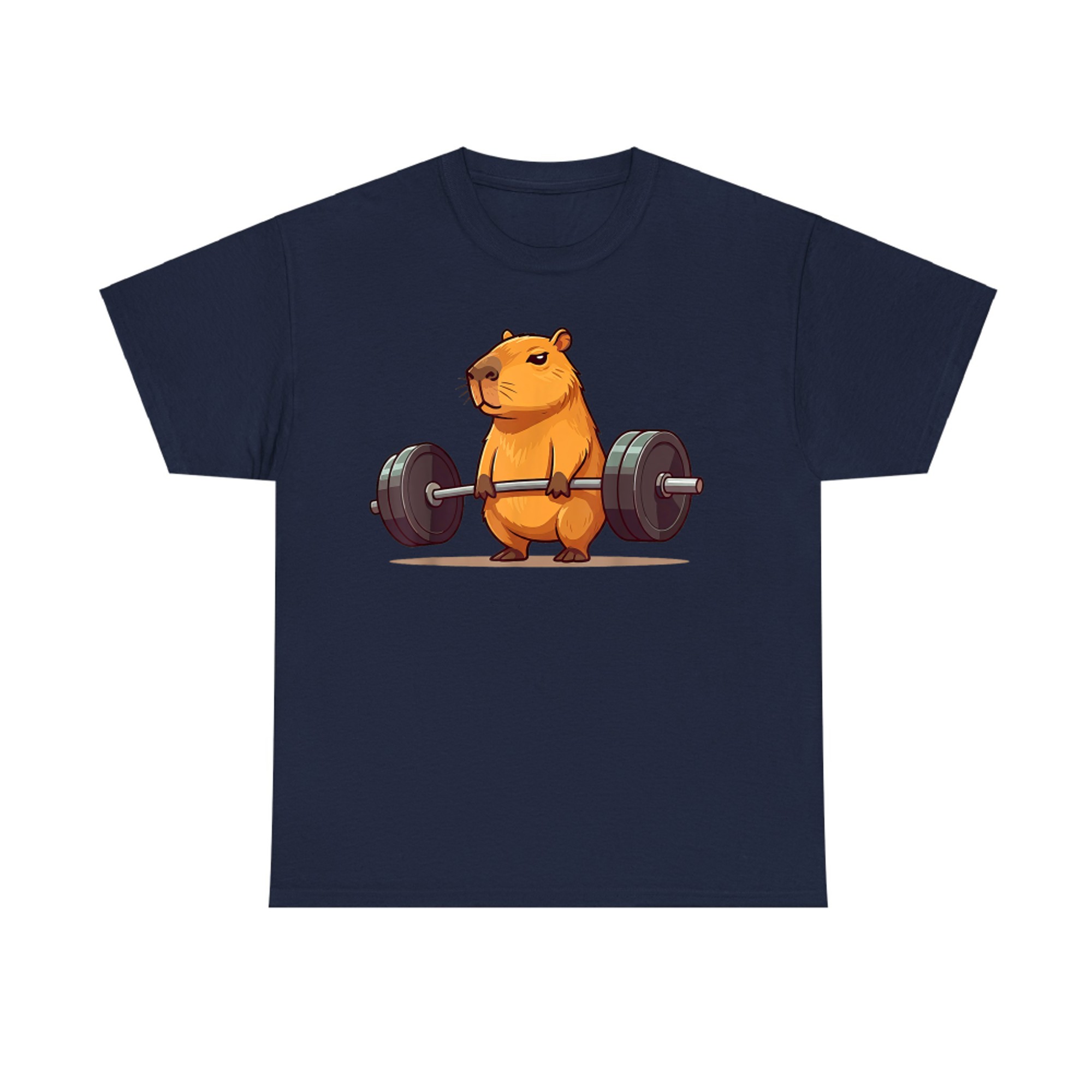 Deadlift Capybara Funny Fitness Capy Lover T-Shirt