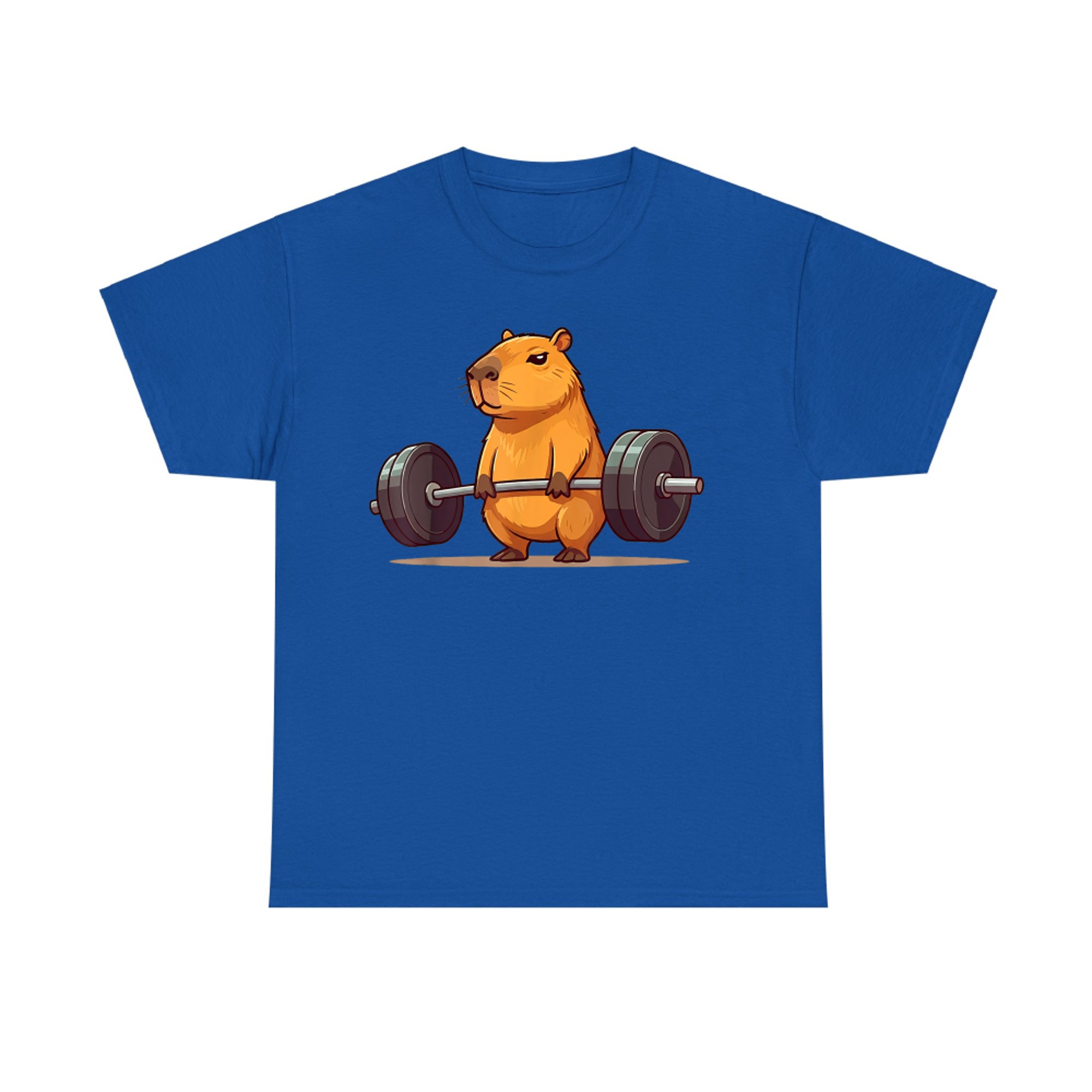 Deadlift Capybara Funny Fitness Capy Lover T-Shirt