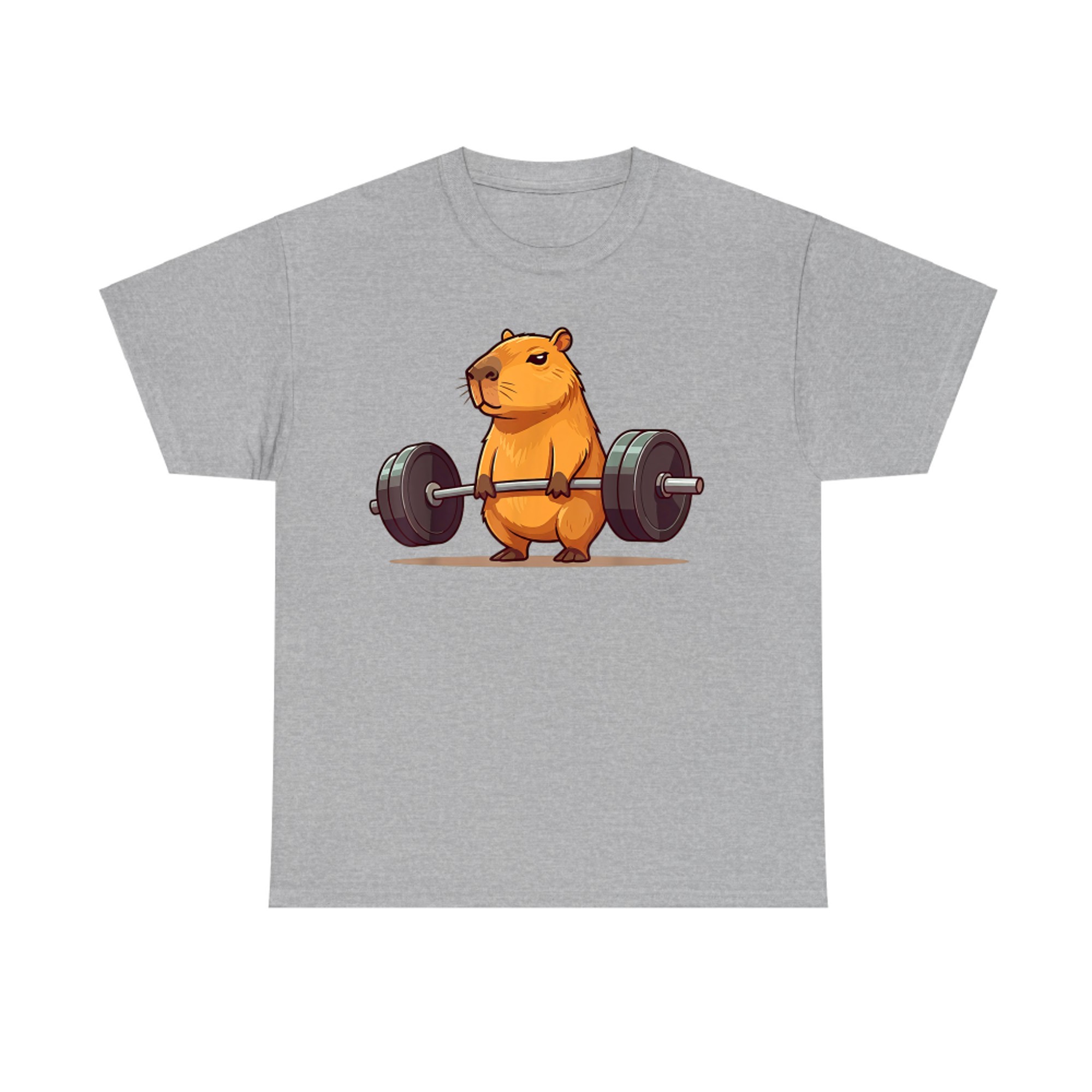 Deadlift Capybara Funny Fitness Capy Lover T-Shirt