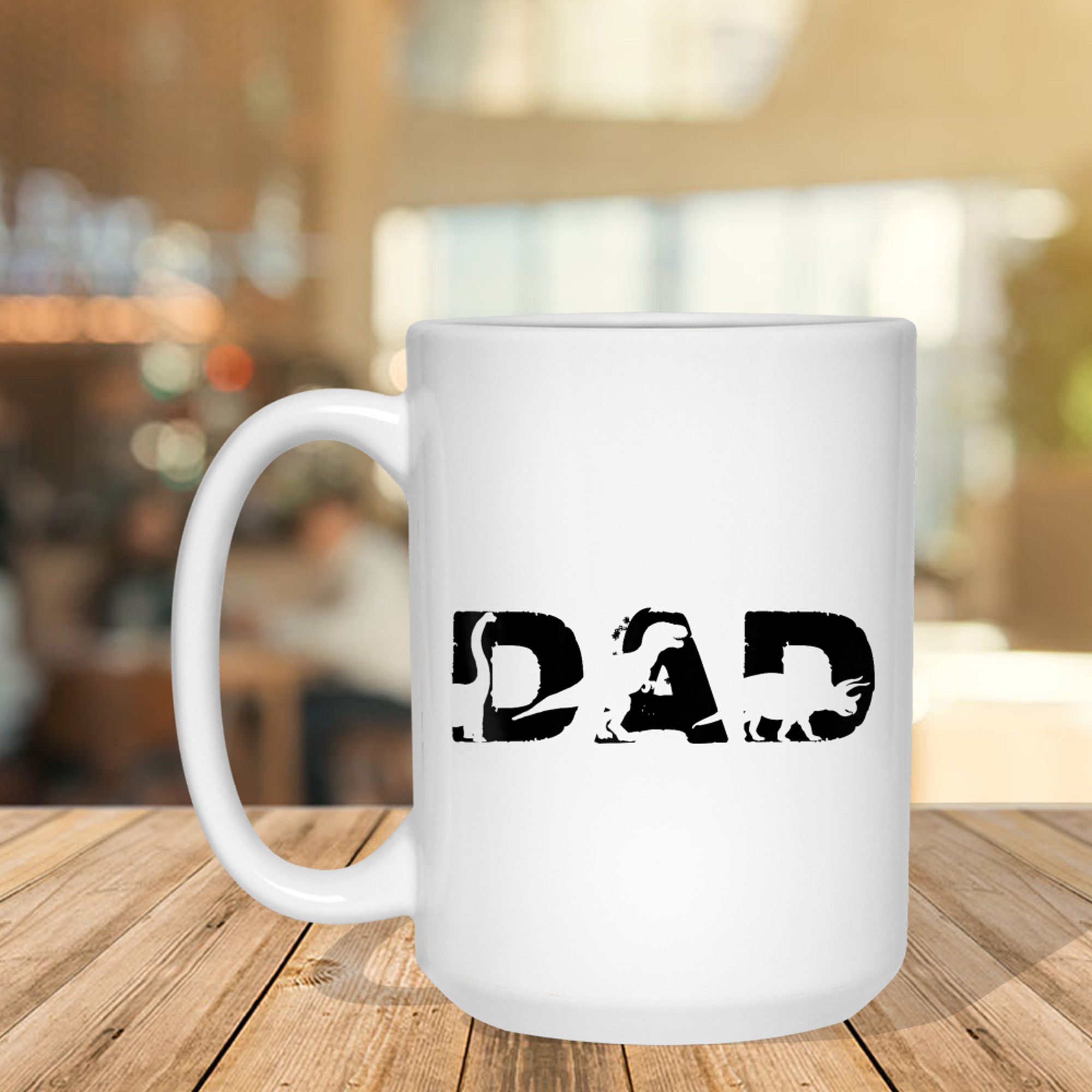 Dinosaur Dad Funny T-Rex Father's Day Daddy Cute Dino Dad Mug