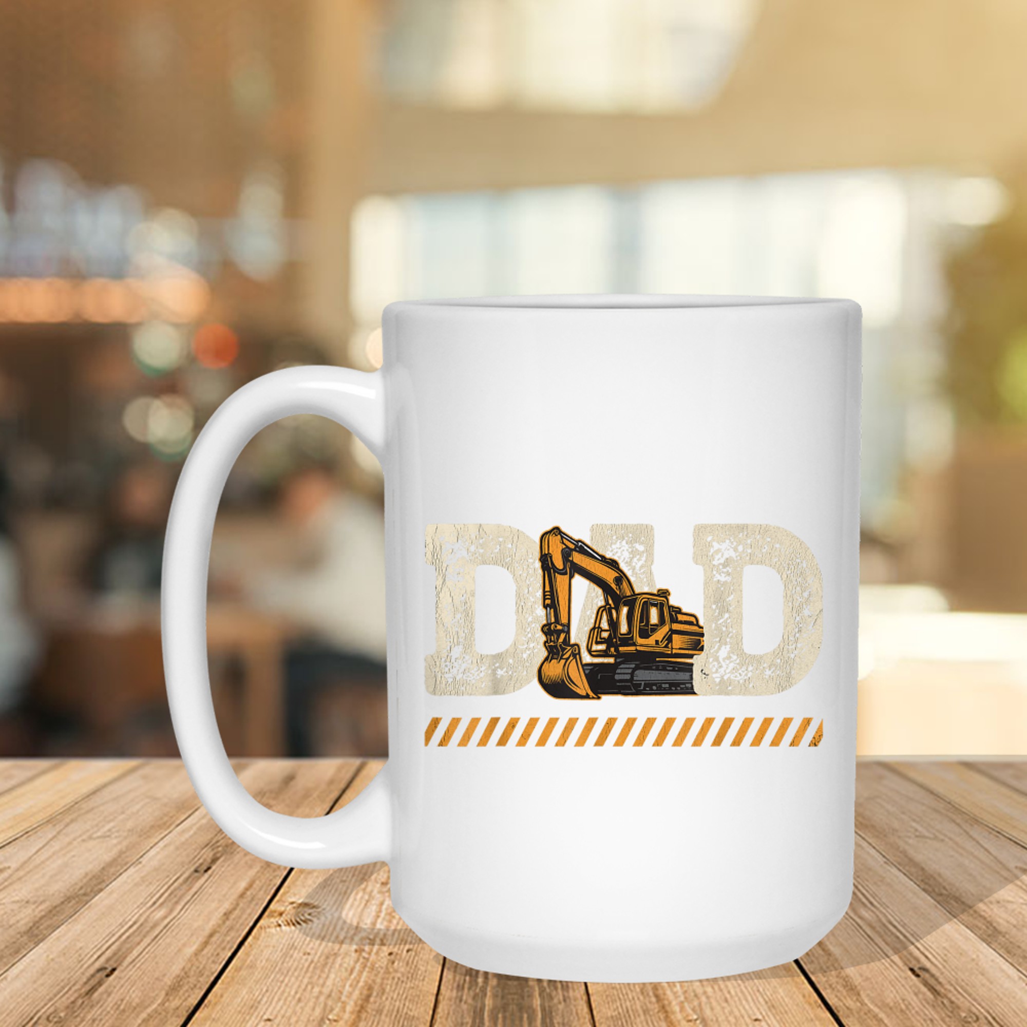 Excavator Dad Construction Operator Father’s Day Mug