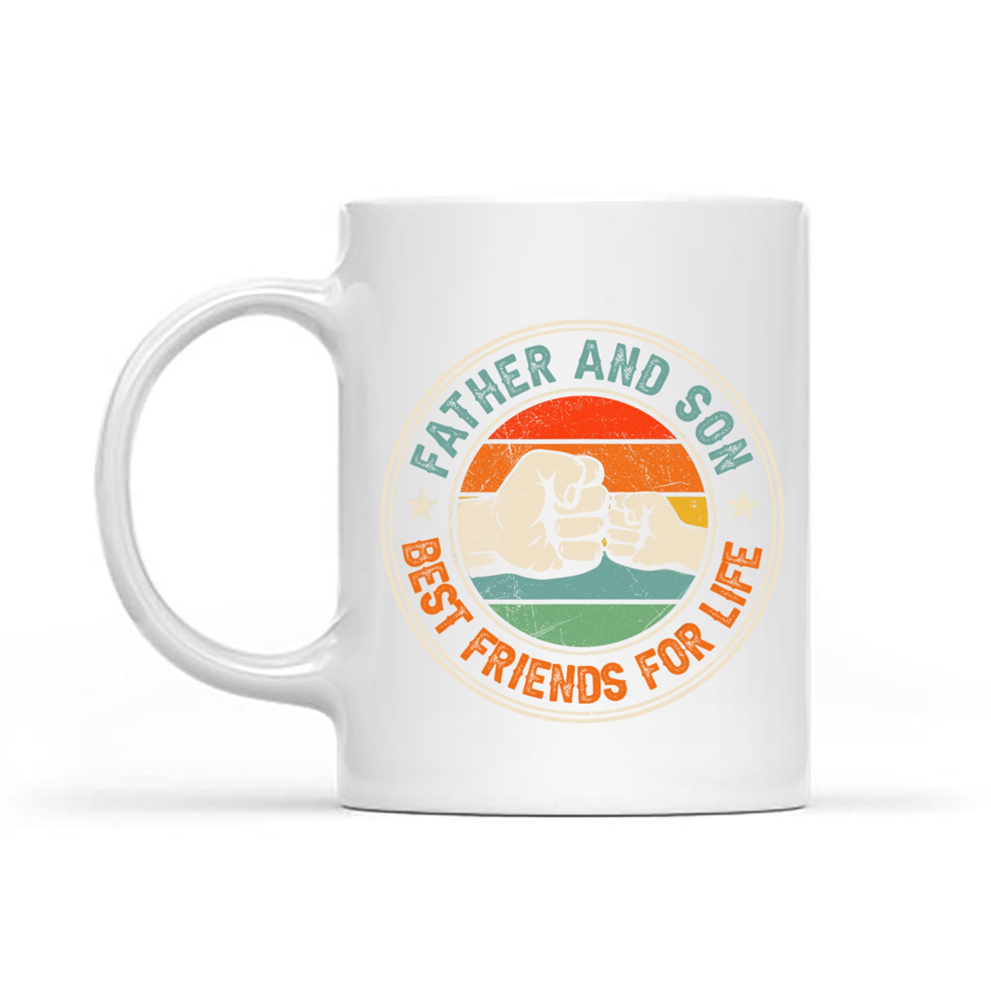 Father And Son Best Friends For Life Matching Father's Day Mug