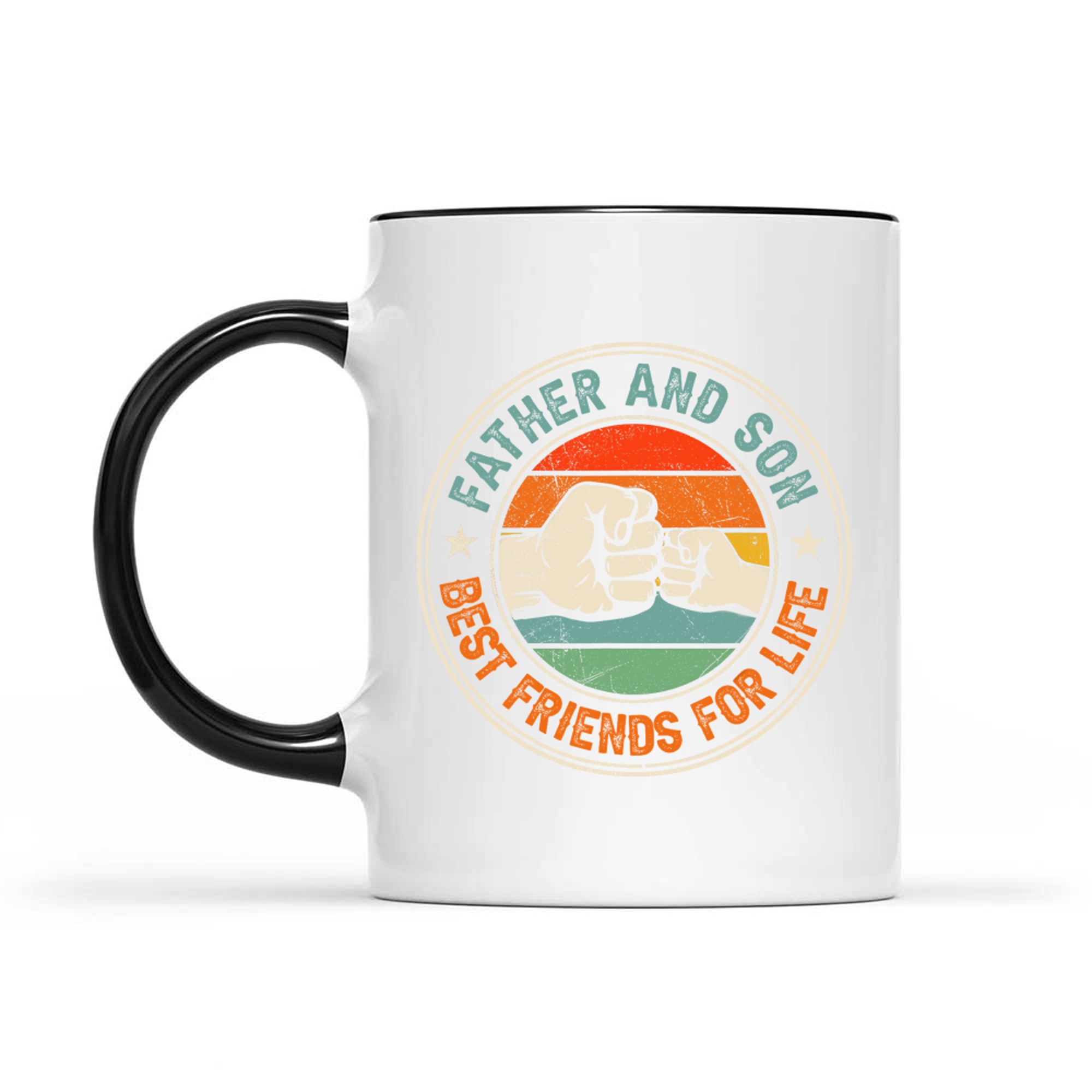 Father And Son Best Friends For Life Matching Father's Day Mug