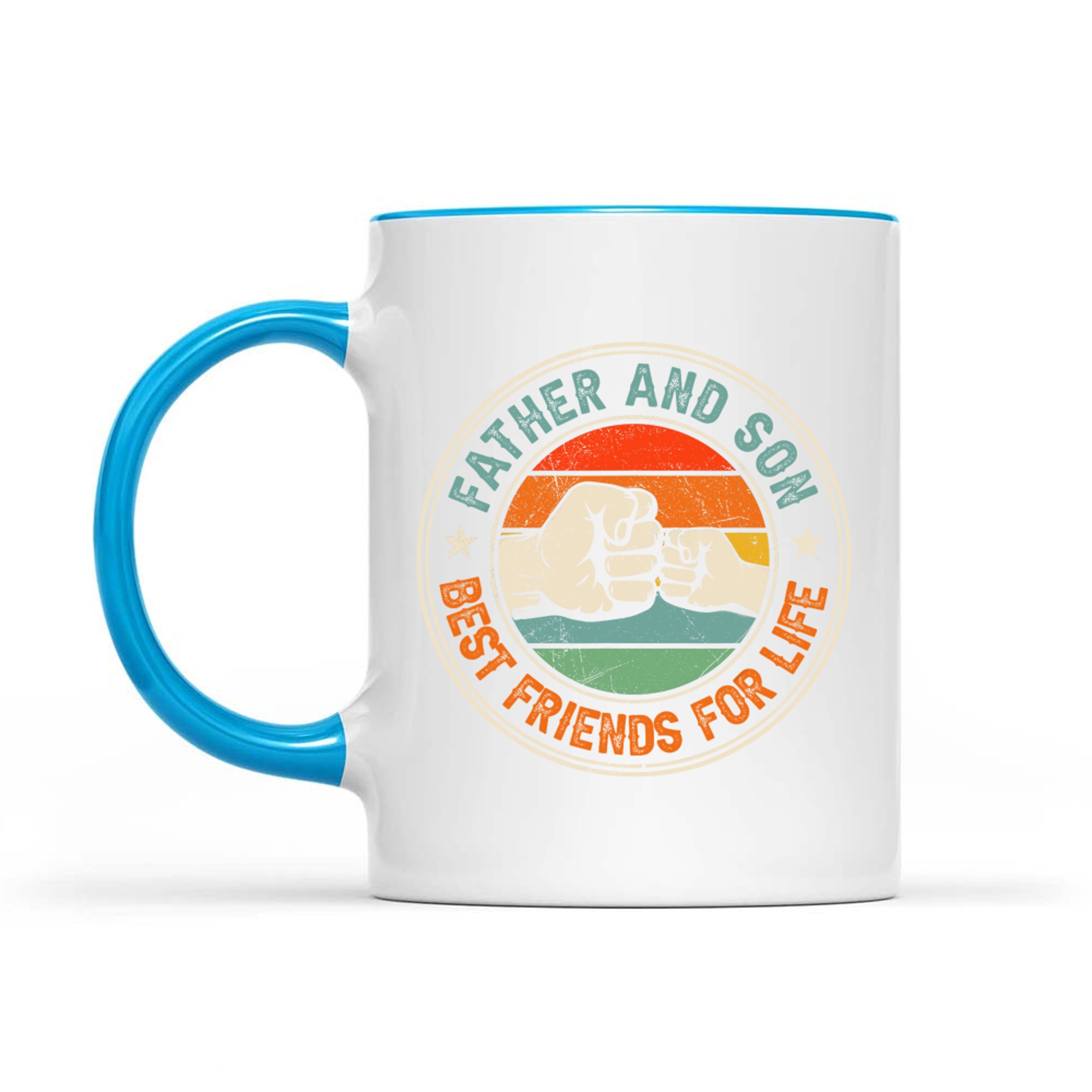 Father And Son Best Friends For Life Matching Father's Day Mug