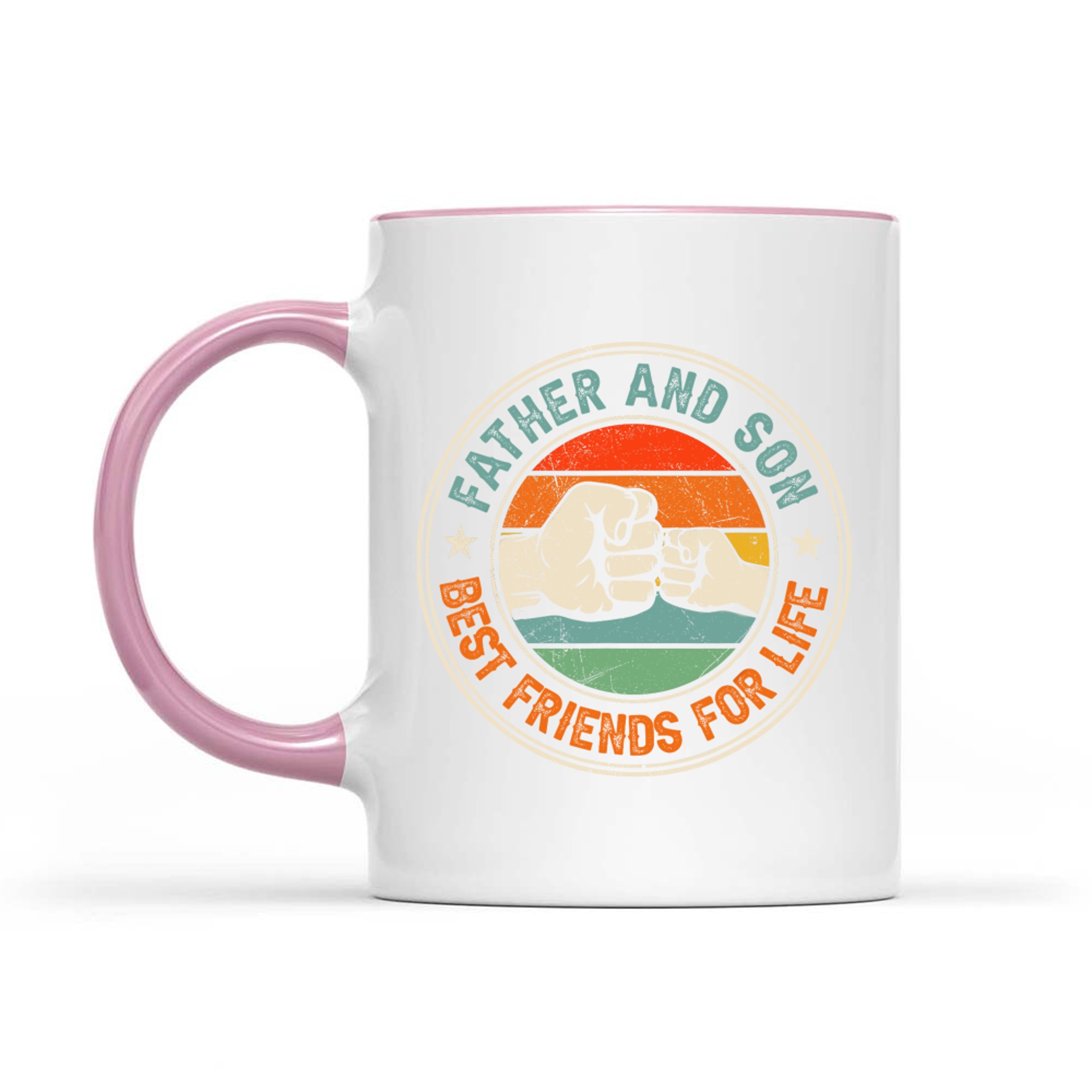 Father And Son Best Friends For Life Matching Father's Day Mug