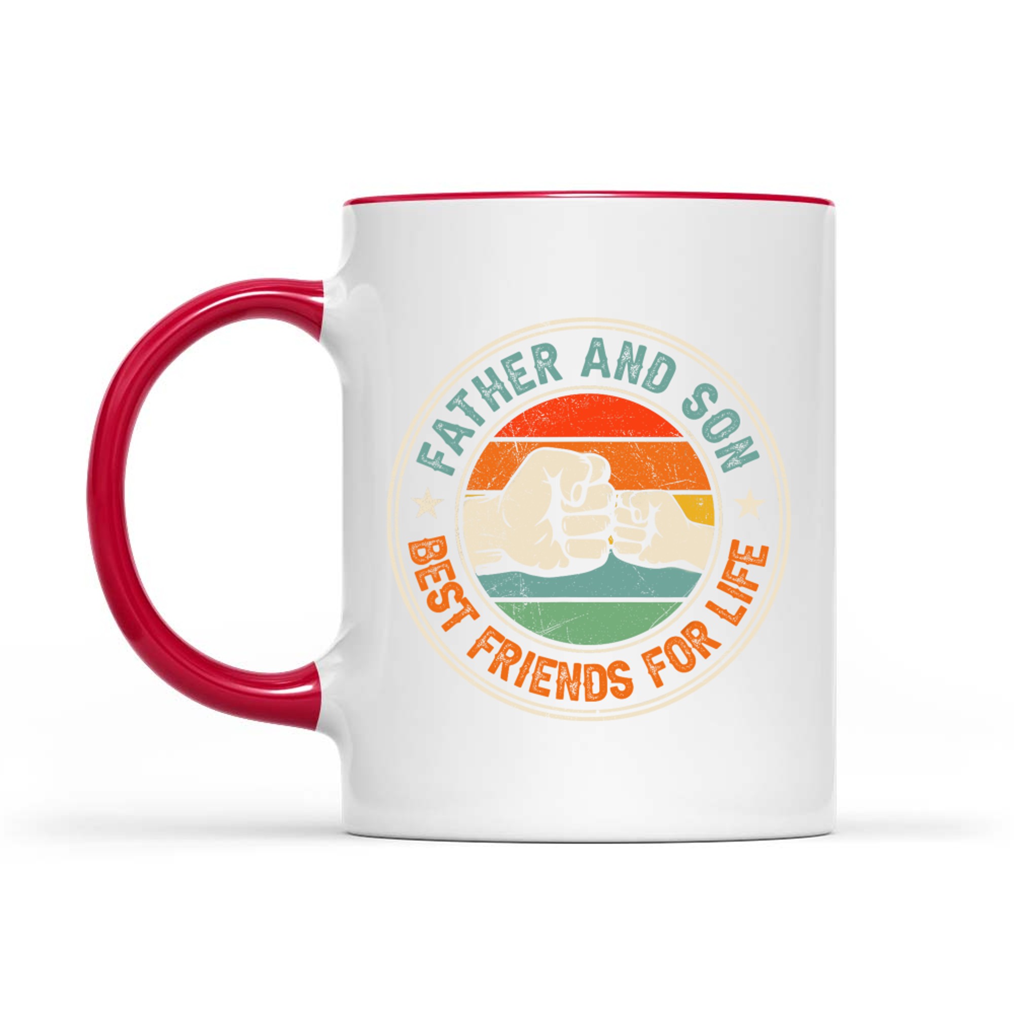 Father And Son Best Friends For Life Matching Father's Day Mug