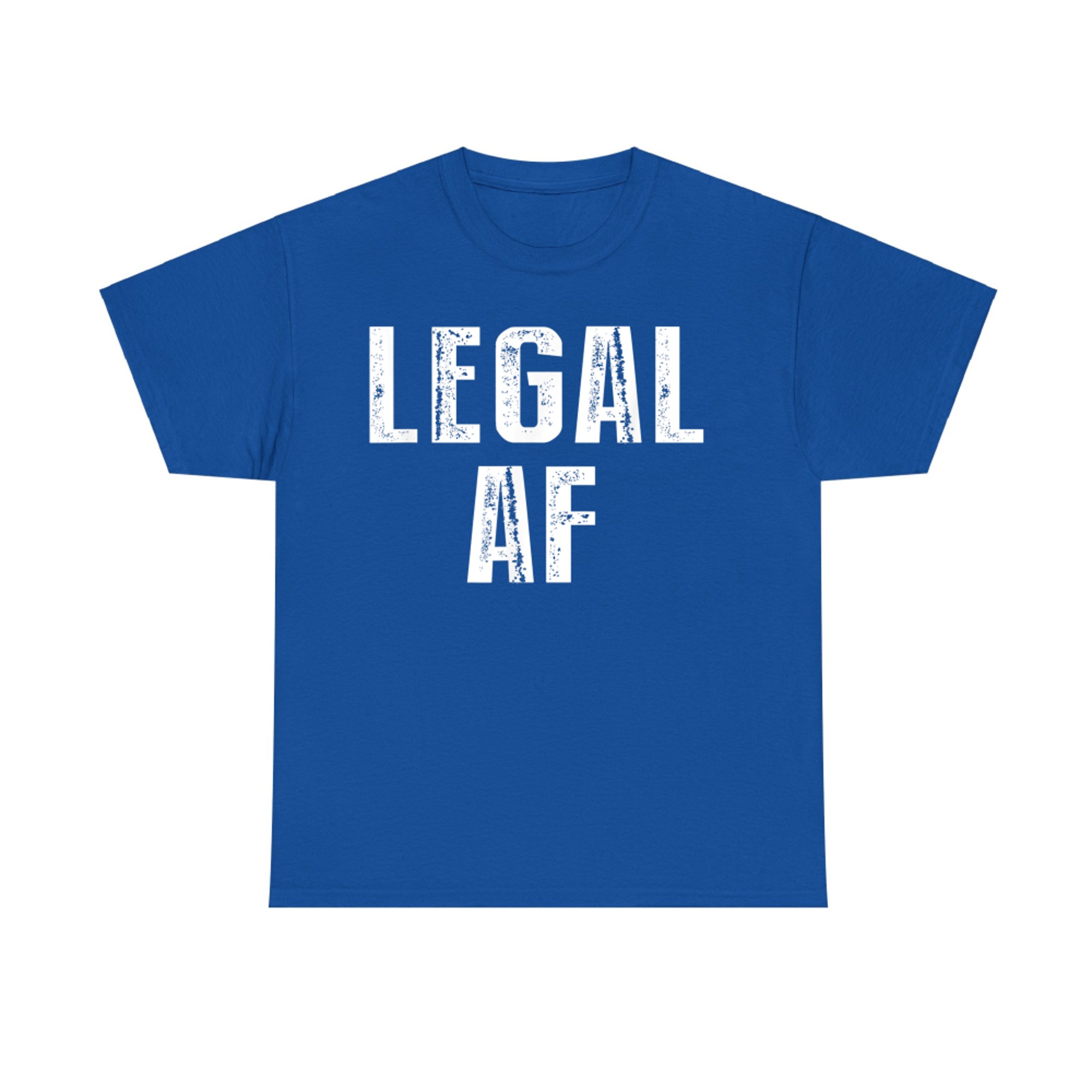 Funny 21st Birthday Gift Legal AF Years Old T-Shirt
