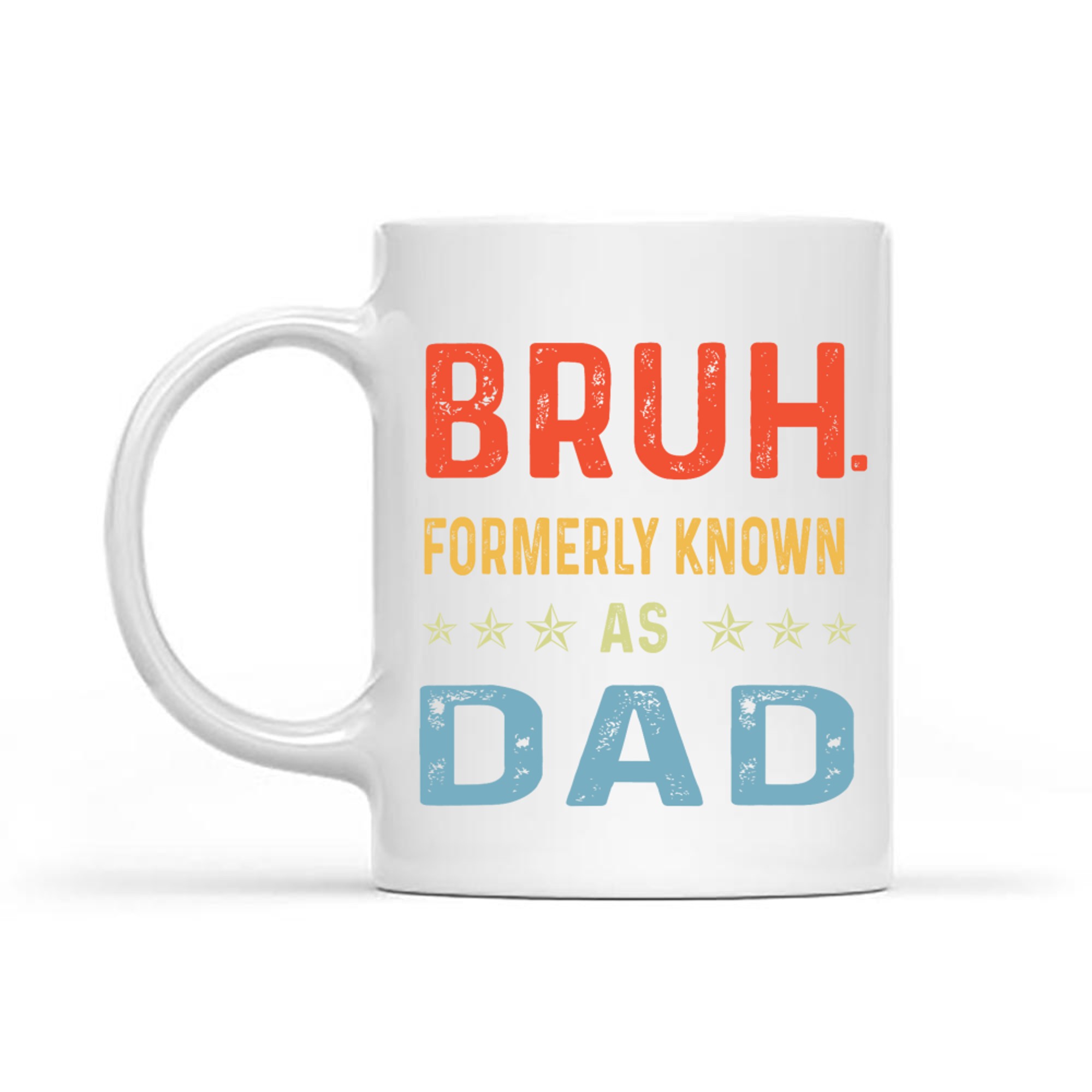 Funny Bruh Formerly Known As Dad Retro Father's Day Mug