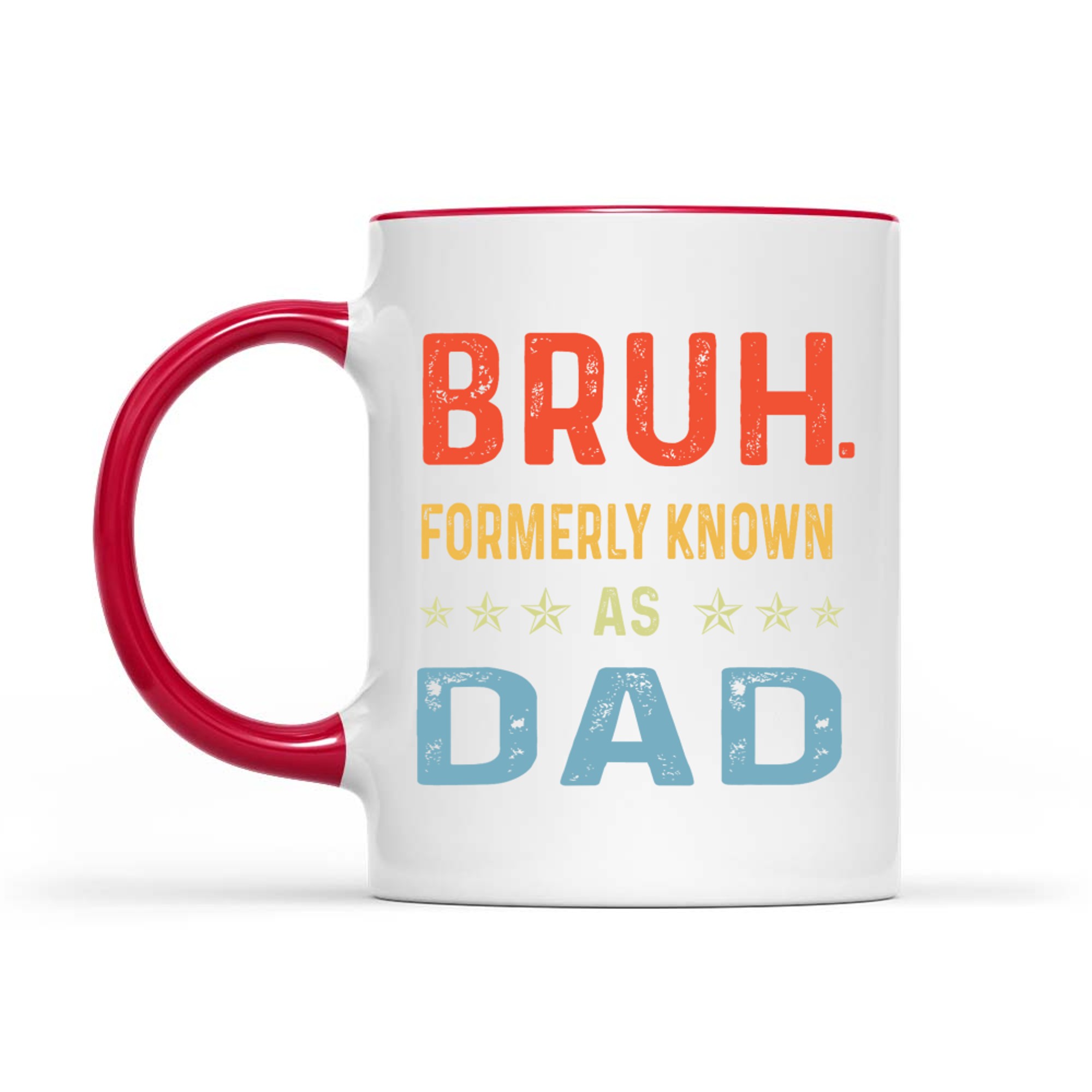 Funny Bruh Formerly Known As Dad Retro Father's Day Mug