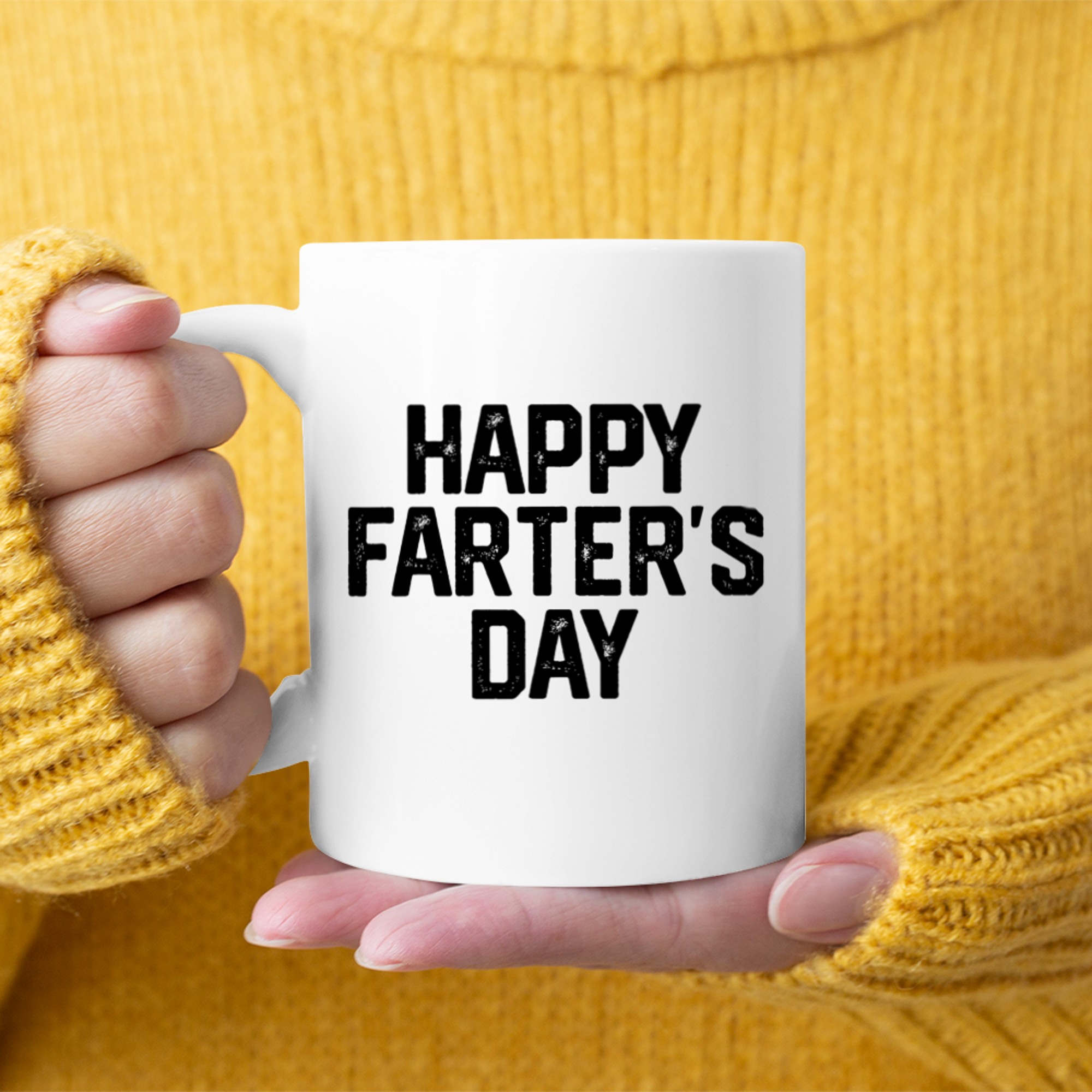 Happy Farter's Day Funny Gag Dad Fathers Day Mug
