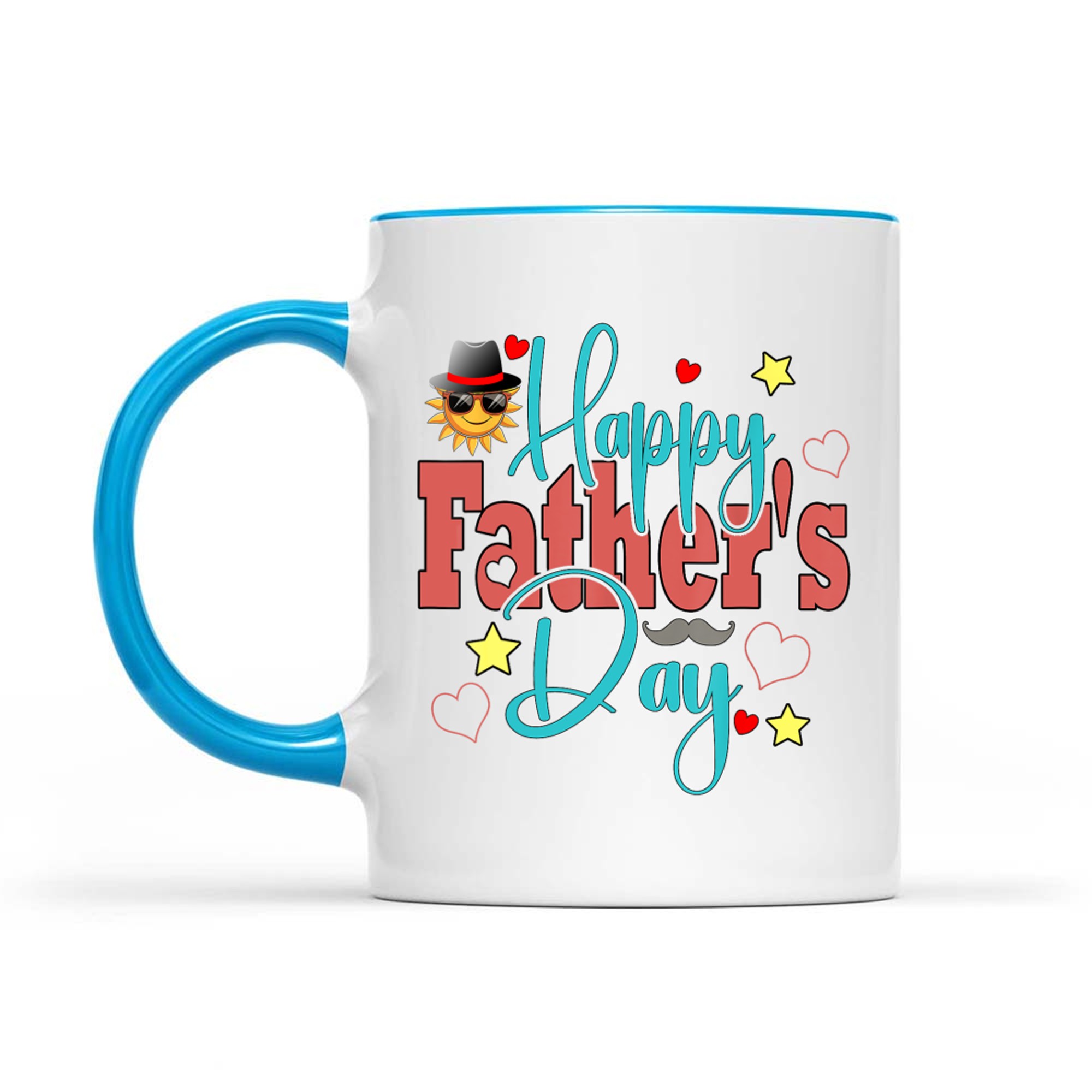 Happy Father's Day Funny Colorful Dad Grandpa Love Mug