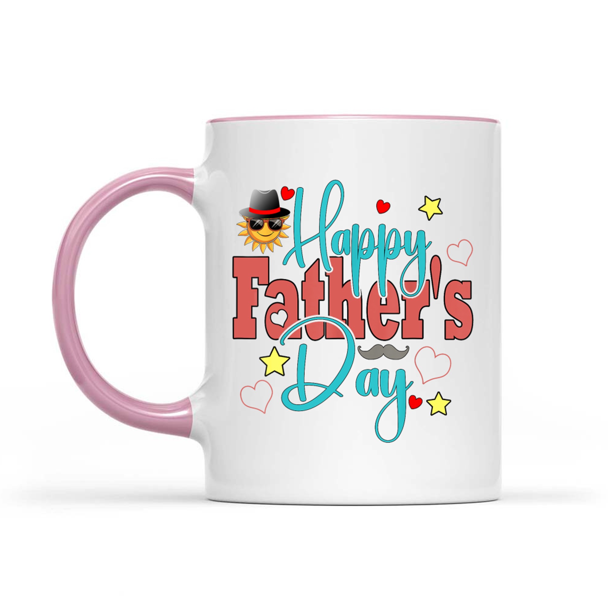Happy Father's Day Funny Colorful Dad Grandpa Love Mug