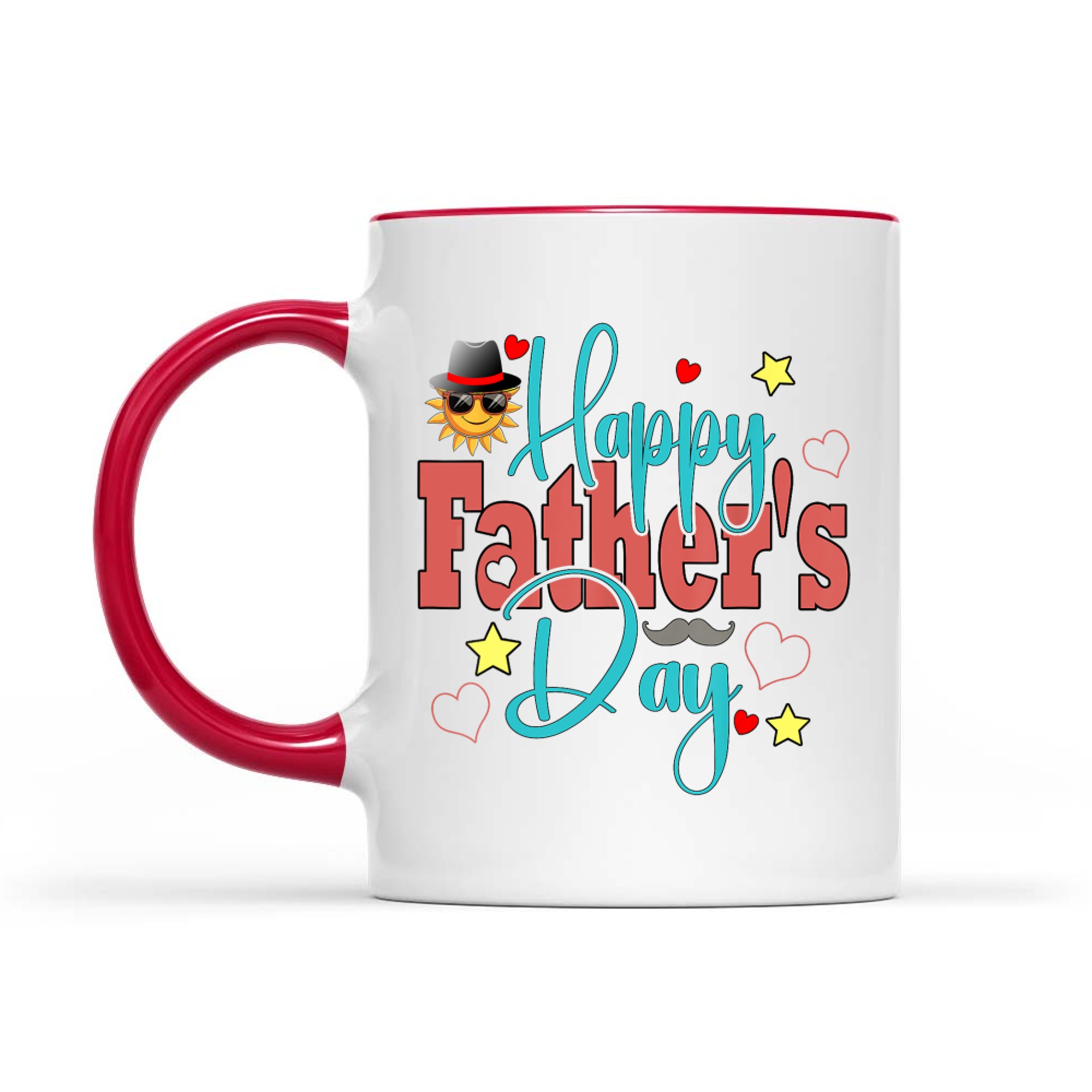 Happy Father's Day Funny Colorful Dad Grandpa Love Mug