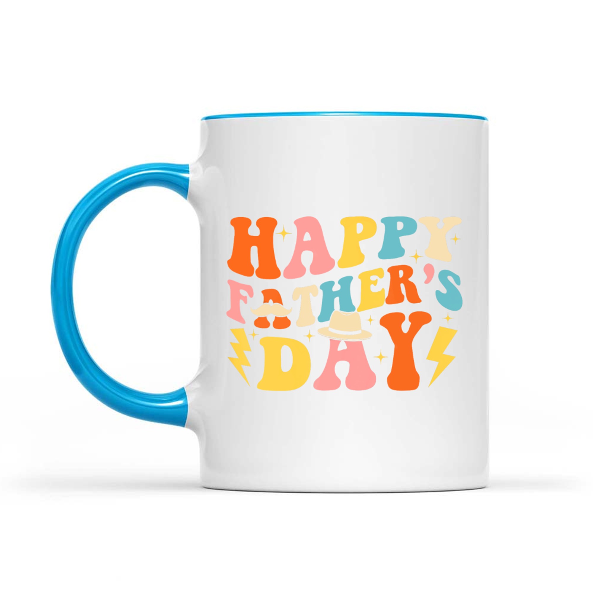 Happy Father's Day Retro Funny Groovy 70s Dad Mug