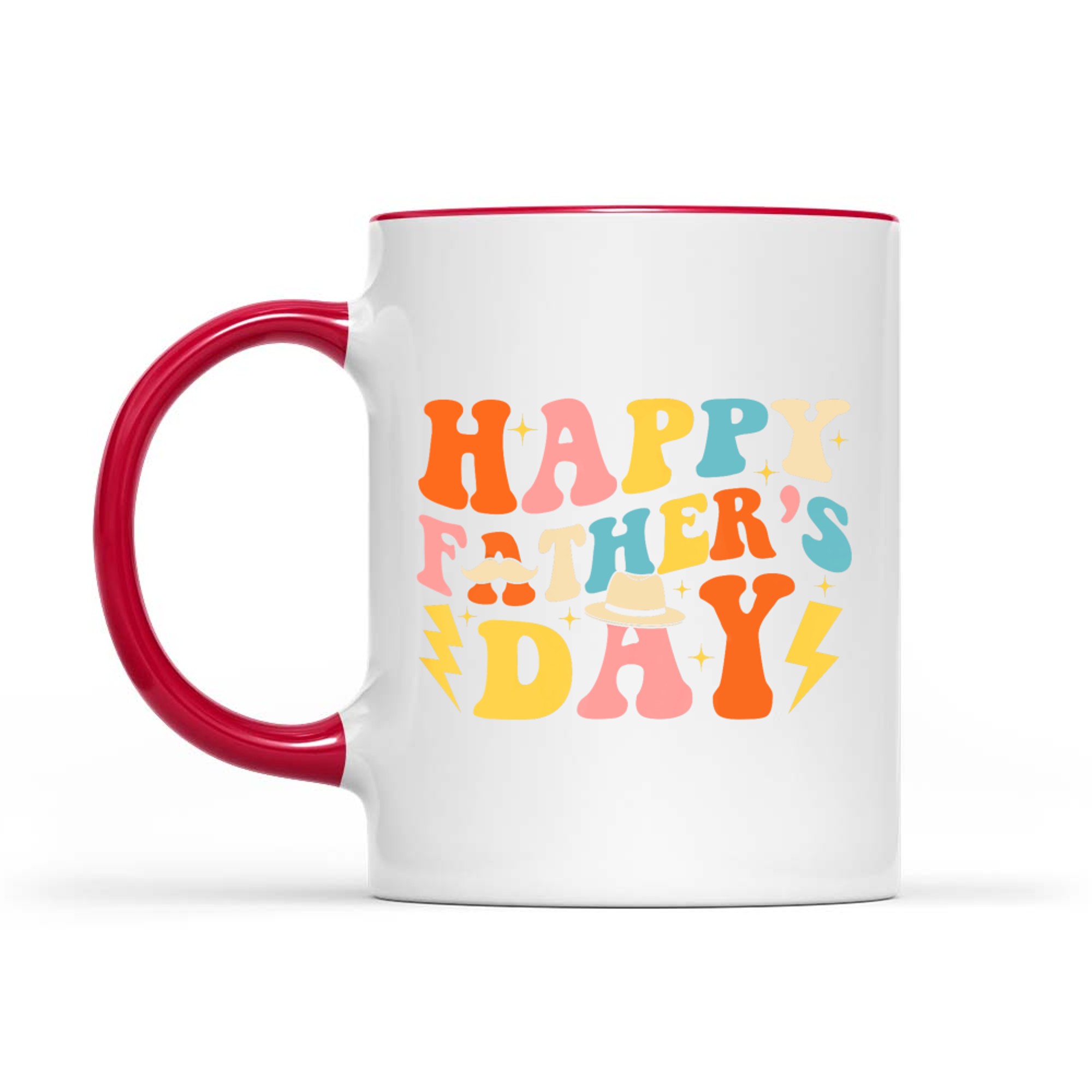 Happy Father's Day Retro Funny Groovy 70s Dad Mug